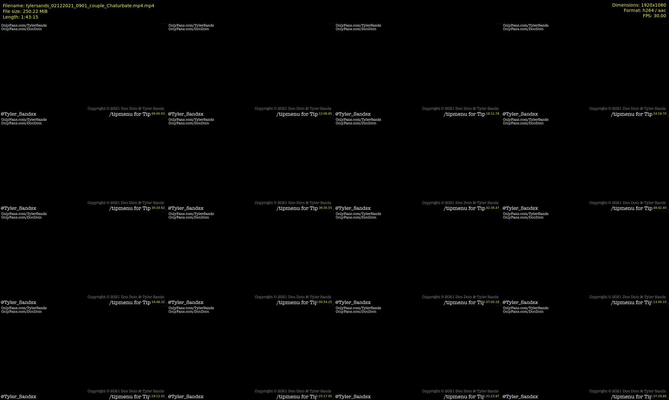 tylersands — 104 minute Chaturbate female cam show recording, 1080p, Dec 2, 2021