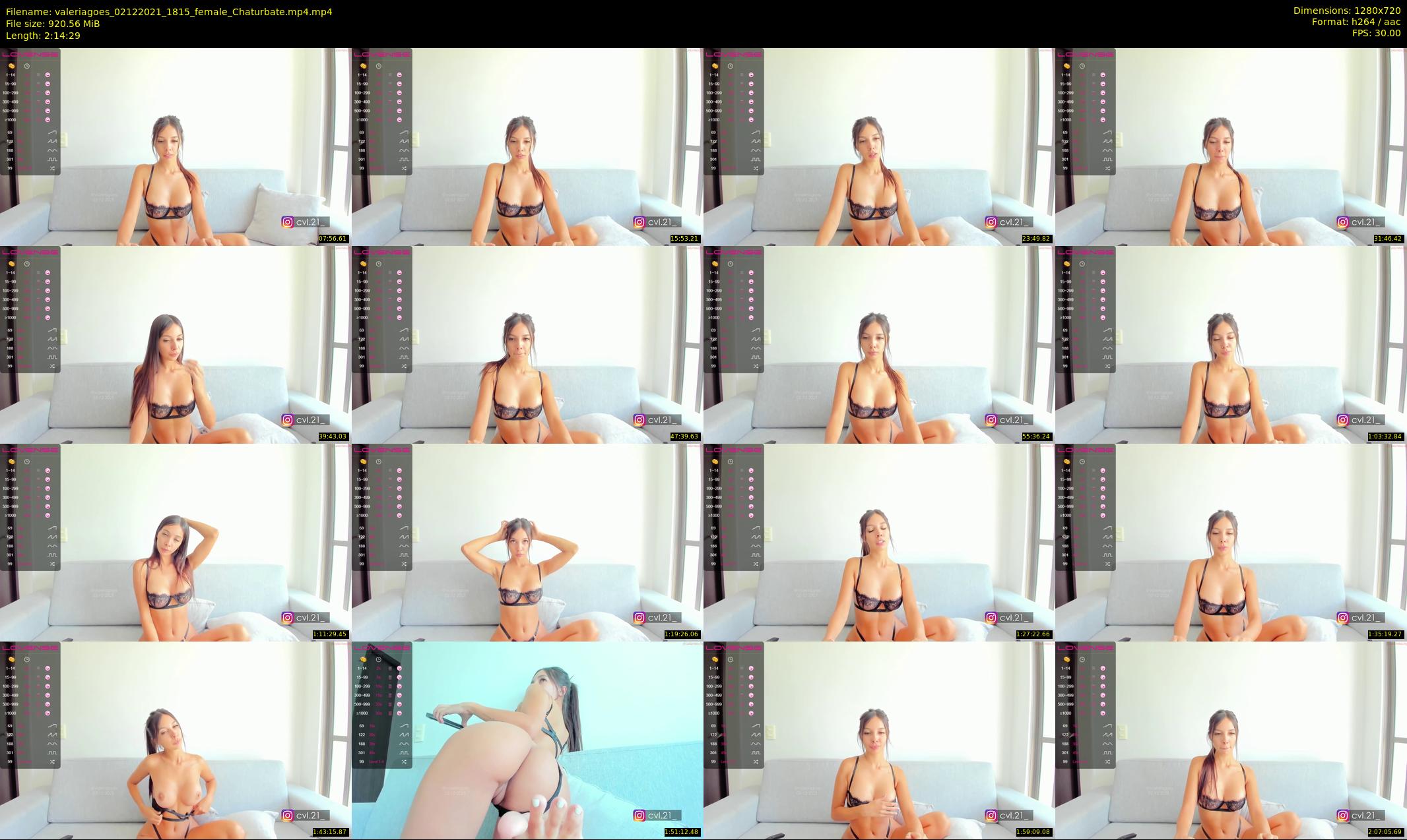 valeriagoes — 135 minute Chaturbate female cam show recording, 720p, Dec 2, 2021