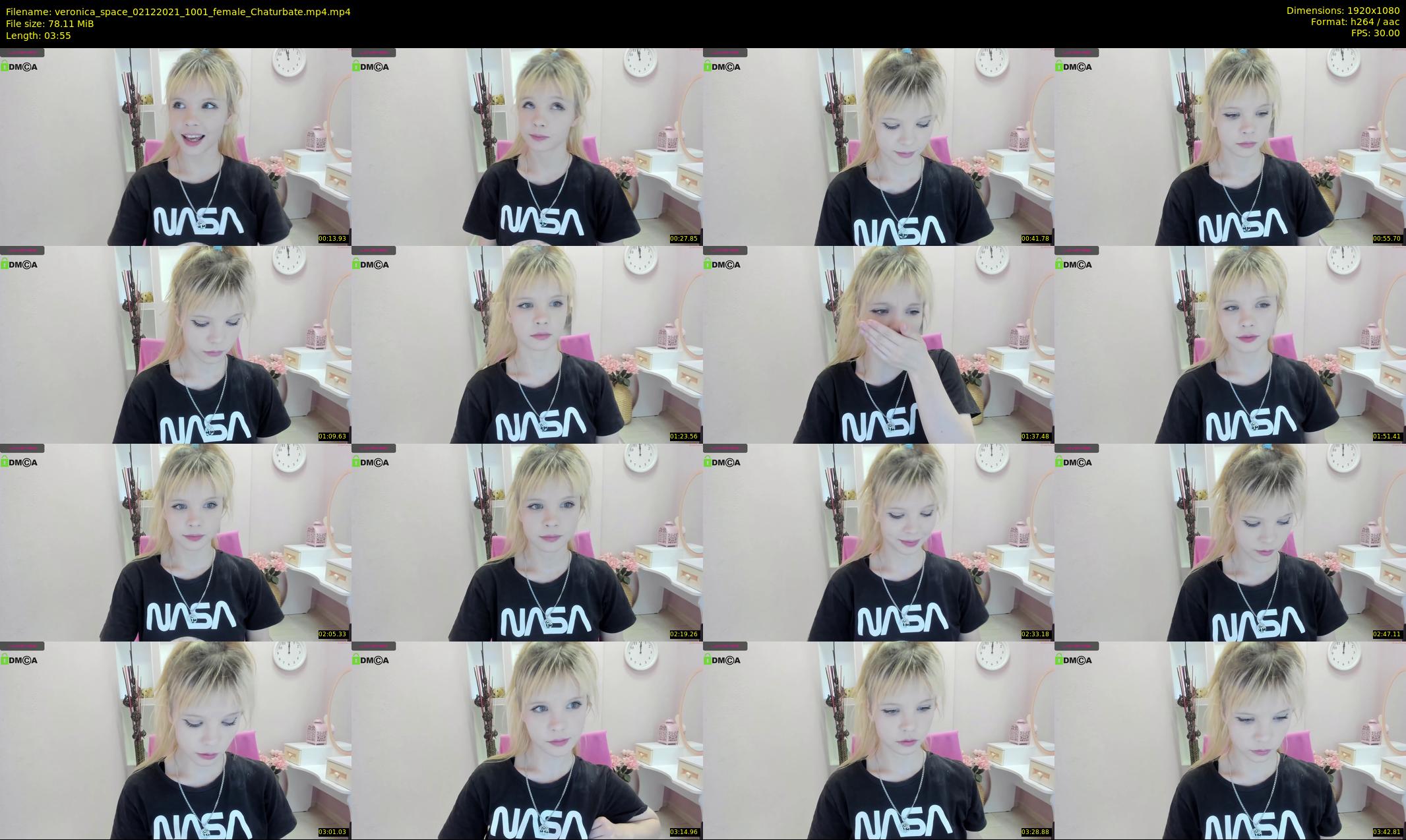 veronica_space — 4 minute Chaturbate female cam show recording, 1080p, Dec 2, 2021