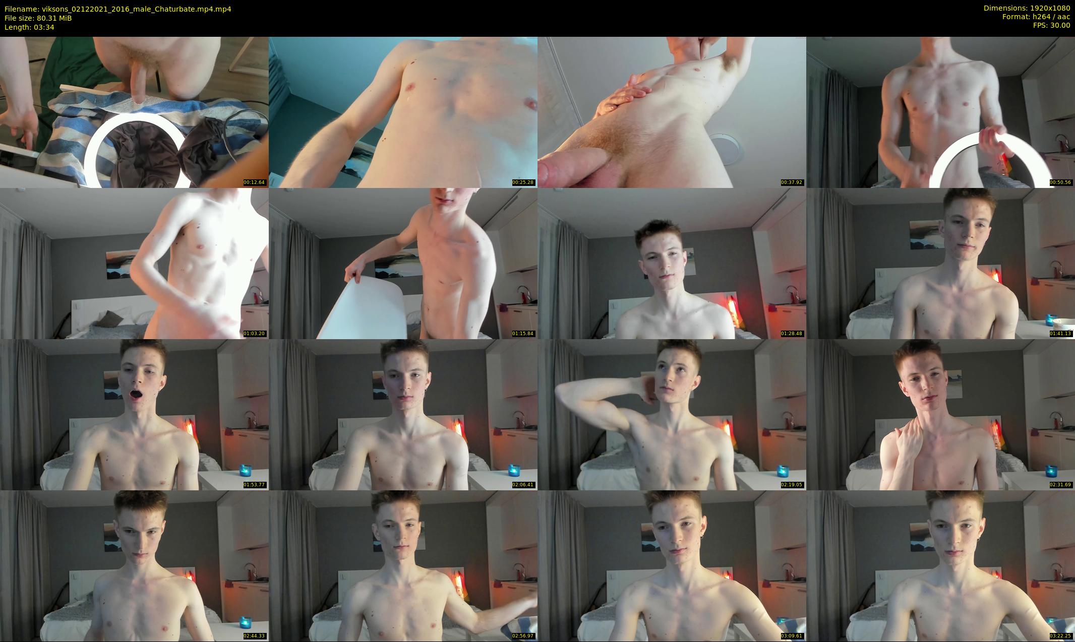 viksons — 4 minute Chaturbate male cam show recording, 1080p, Dec 2, 2021