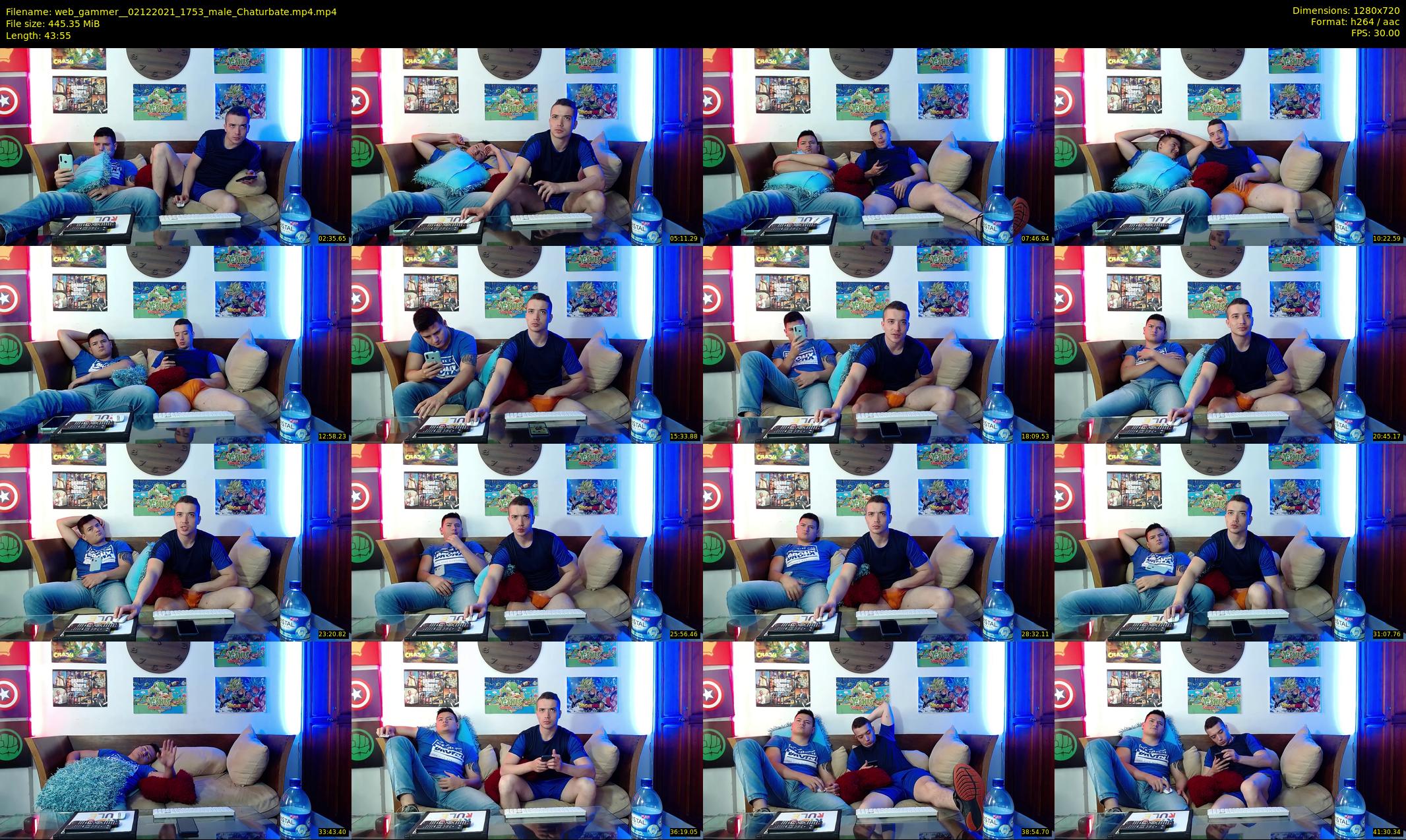 web_gammer_ — 44 minute Chaturbate male cam show recording, 720p, Dec 2, 2021