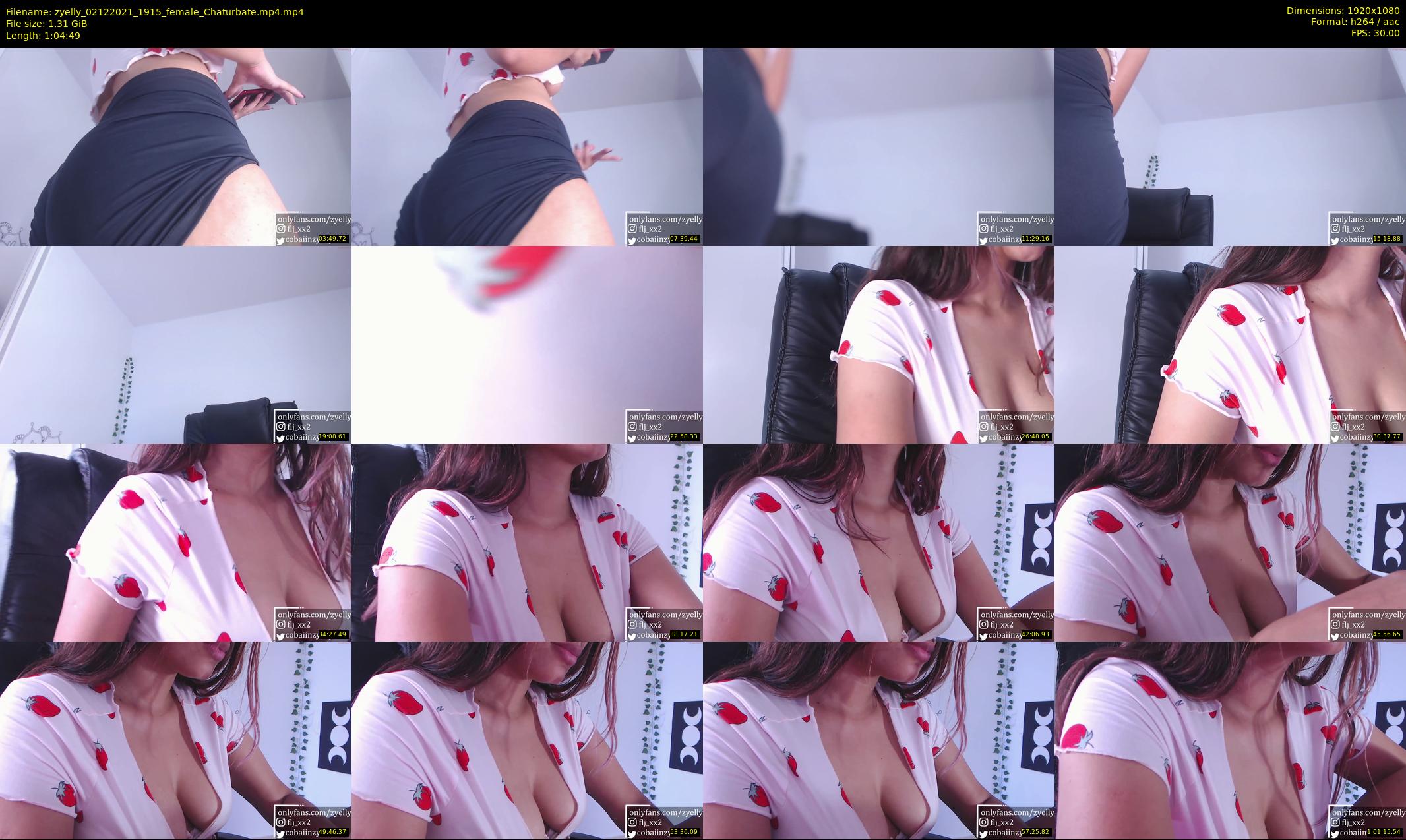 zyelly — 65 minute Chaturbate female cam show recording, 1080p, Dec 2, 2021