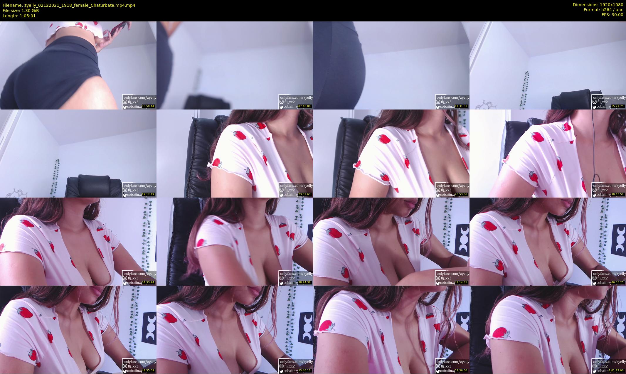 zyelly — 66 minute Chaturbate female cam show recording, 1080p, Dec 2, 2021