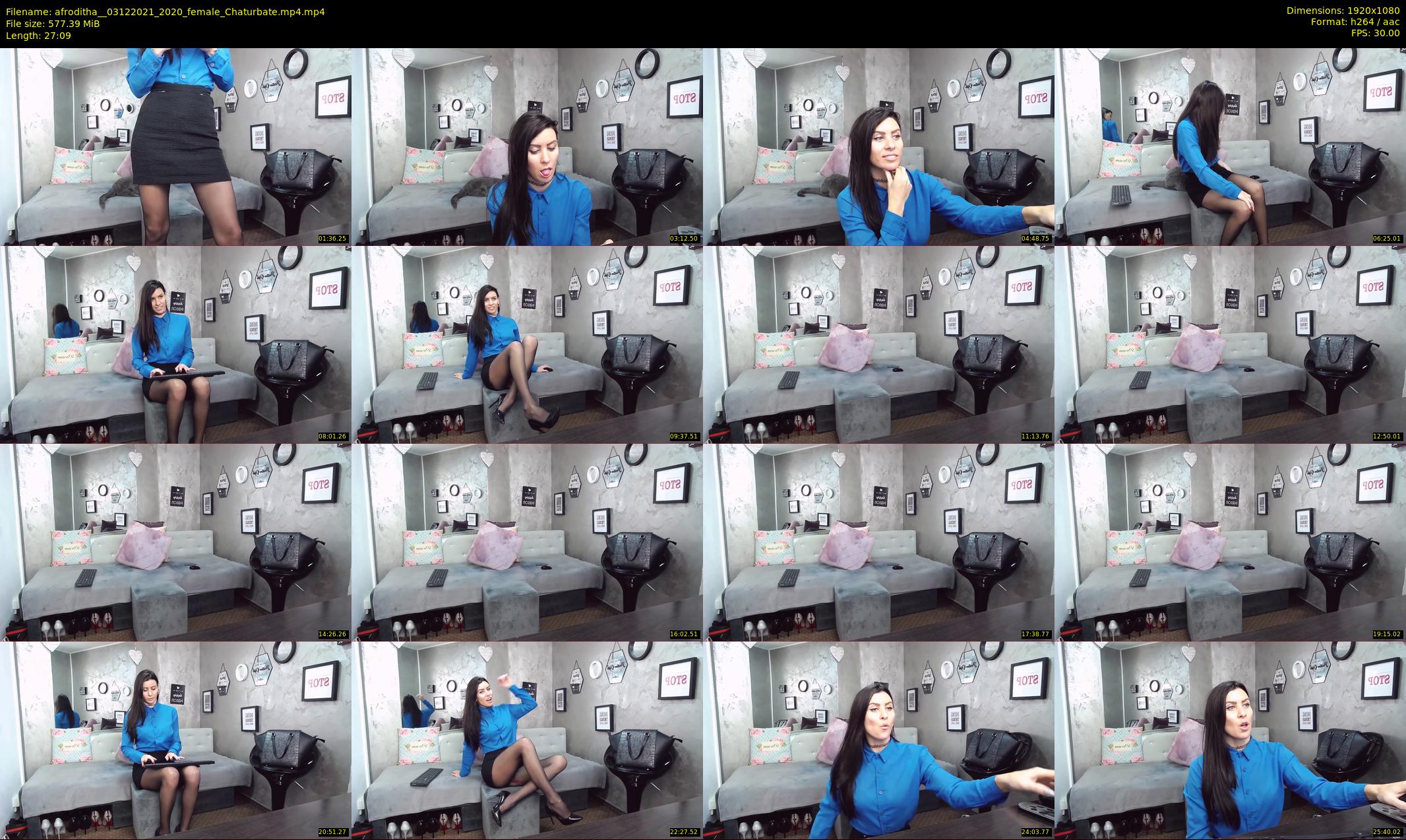 afroditha_ — 28 minute Chaturbate female cam show recording, 1080p, Dec 3, 2021