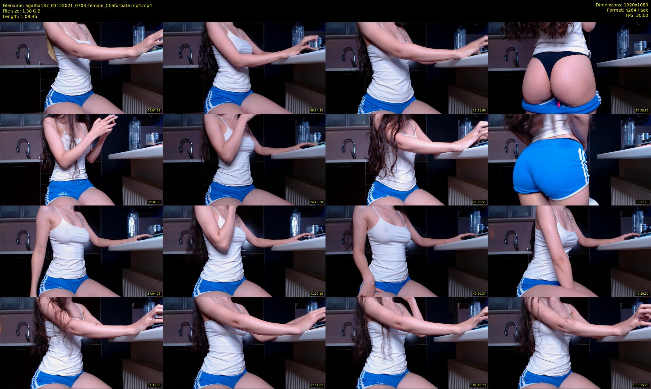 agatha137 — 70 minute Chaturbate female cam show recording, 1080p, Dec 3, 2021