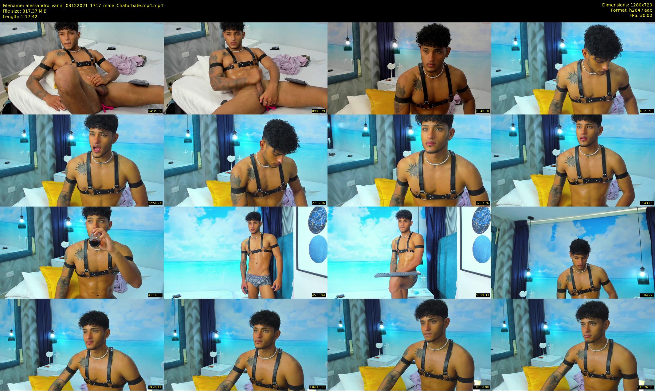 alessandro_vanni — 78 minute Chaturbate male cam show recording, 720p, Dec 3, 2021