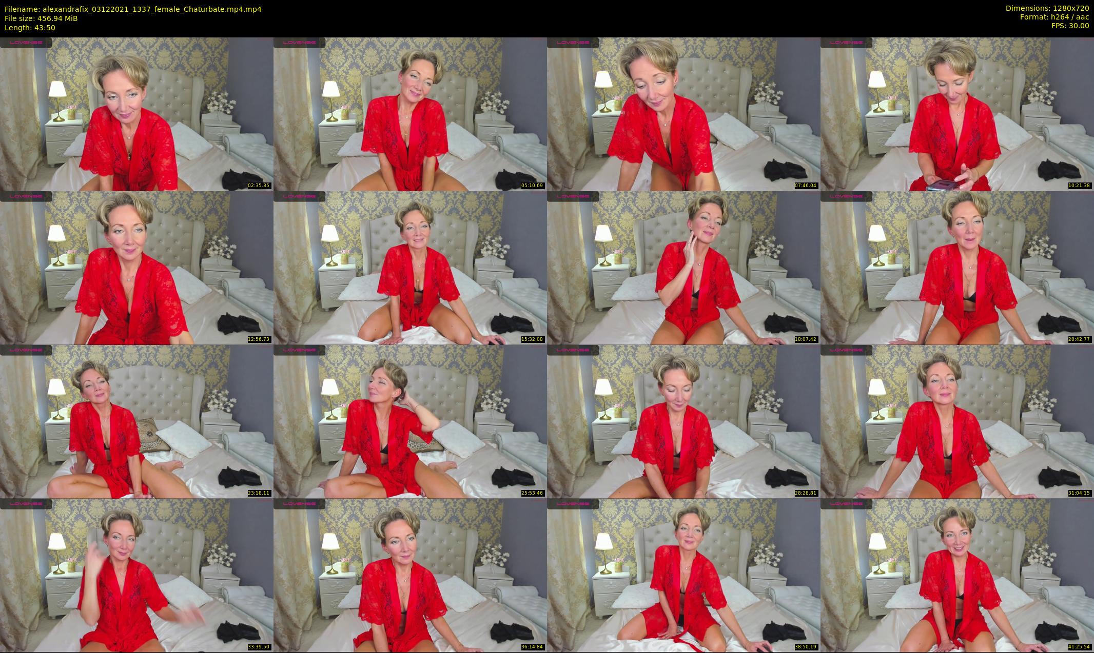 alexandrafix — 44 minute Chaturbate female cam show recording, 720p, Dec 3, 2021