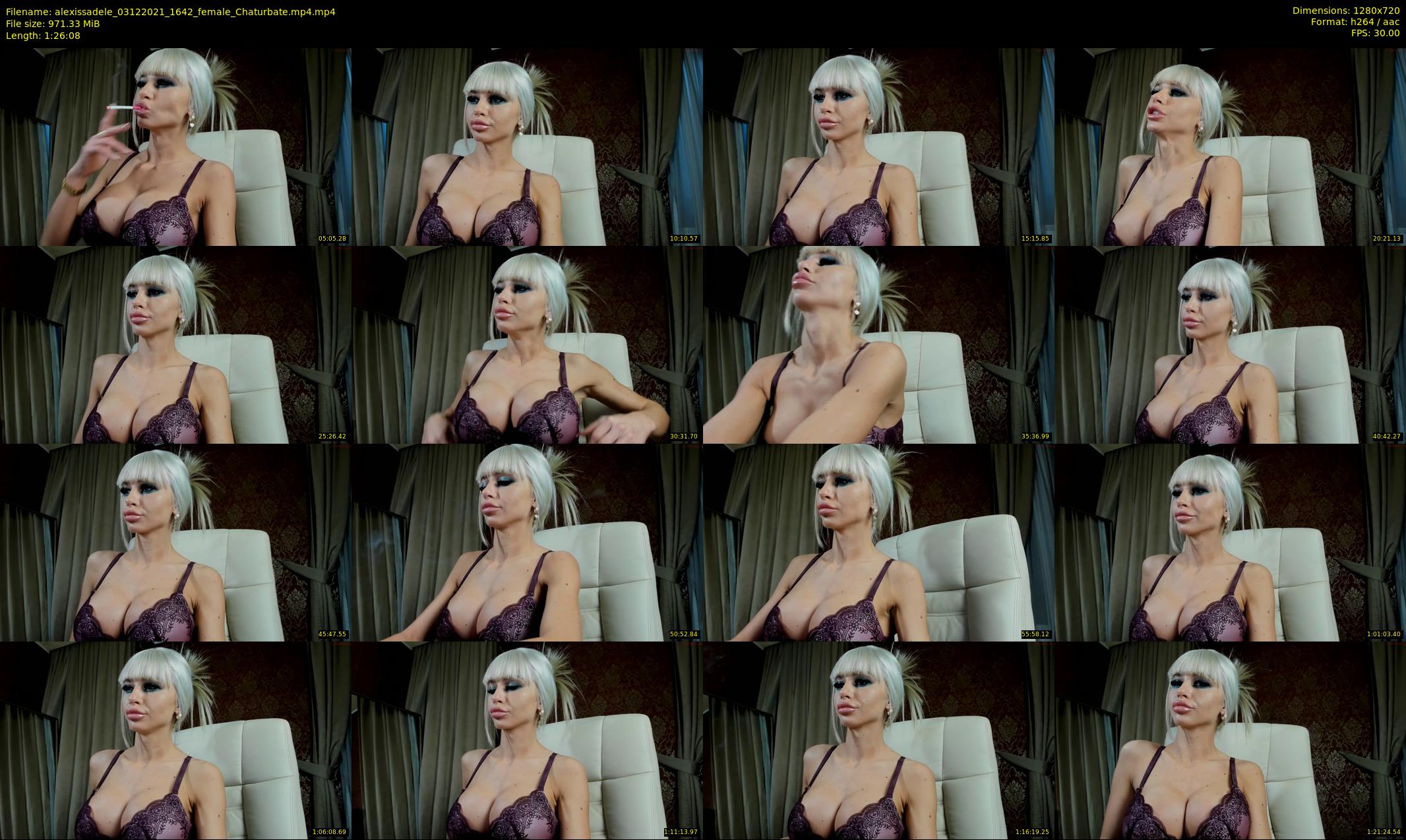 alexissadele — 87 minute Chaturbate female cam show recording, 720p, Dec 3, 2021