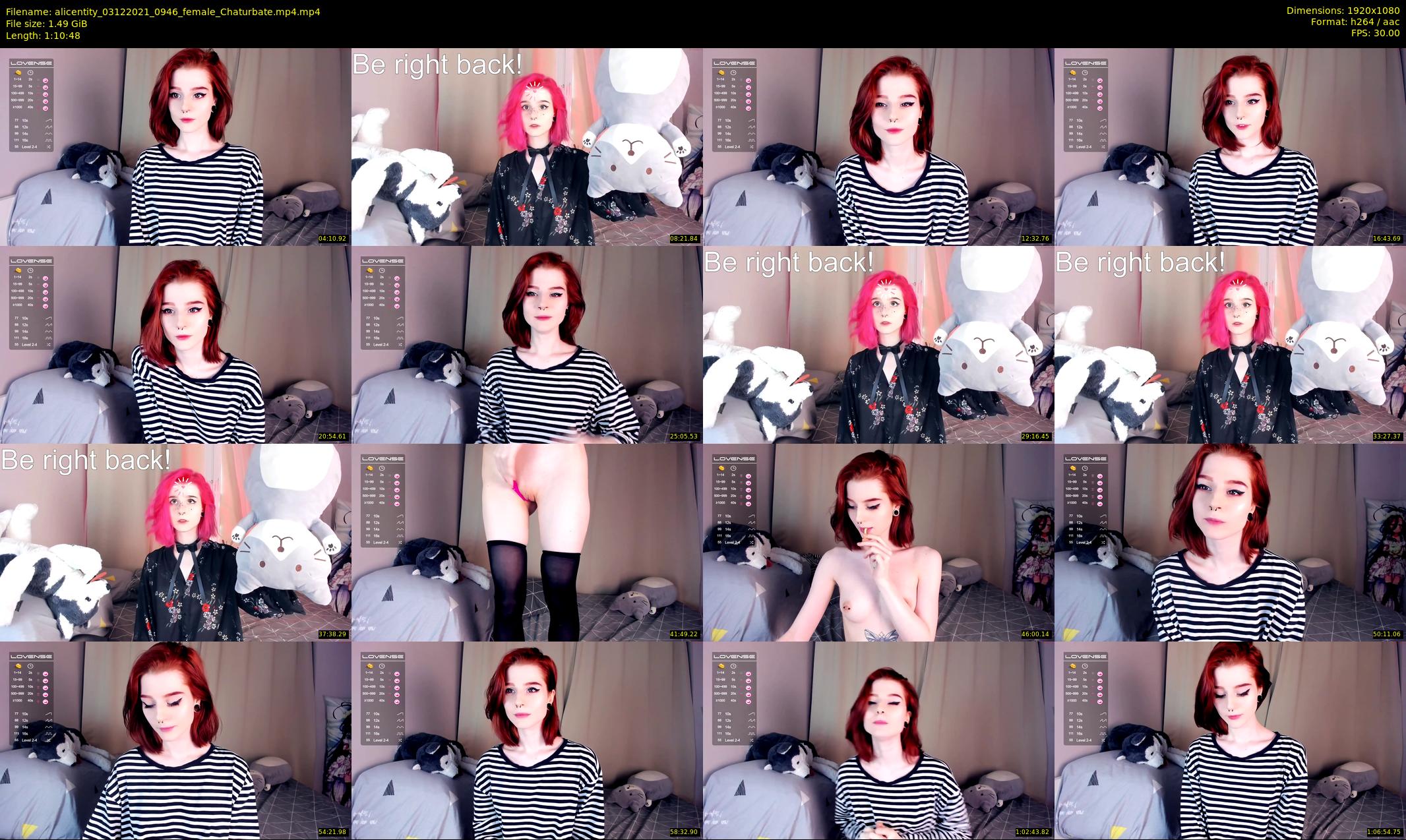 alicentity — 71 minute Chaturbate female cam show recording, 1080p, Dec 3, 2021