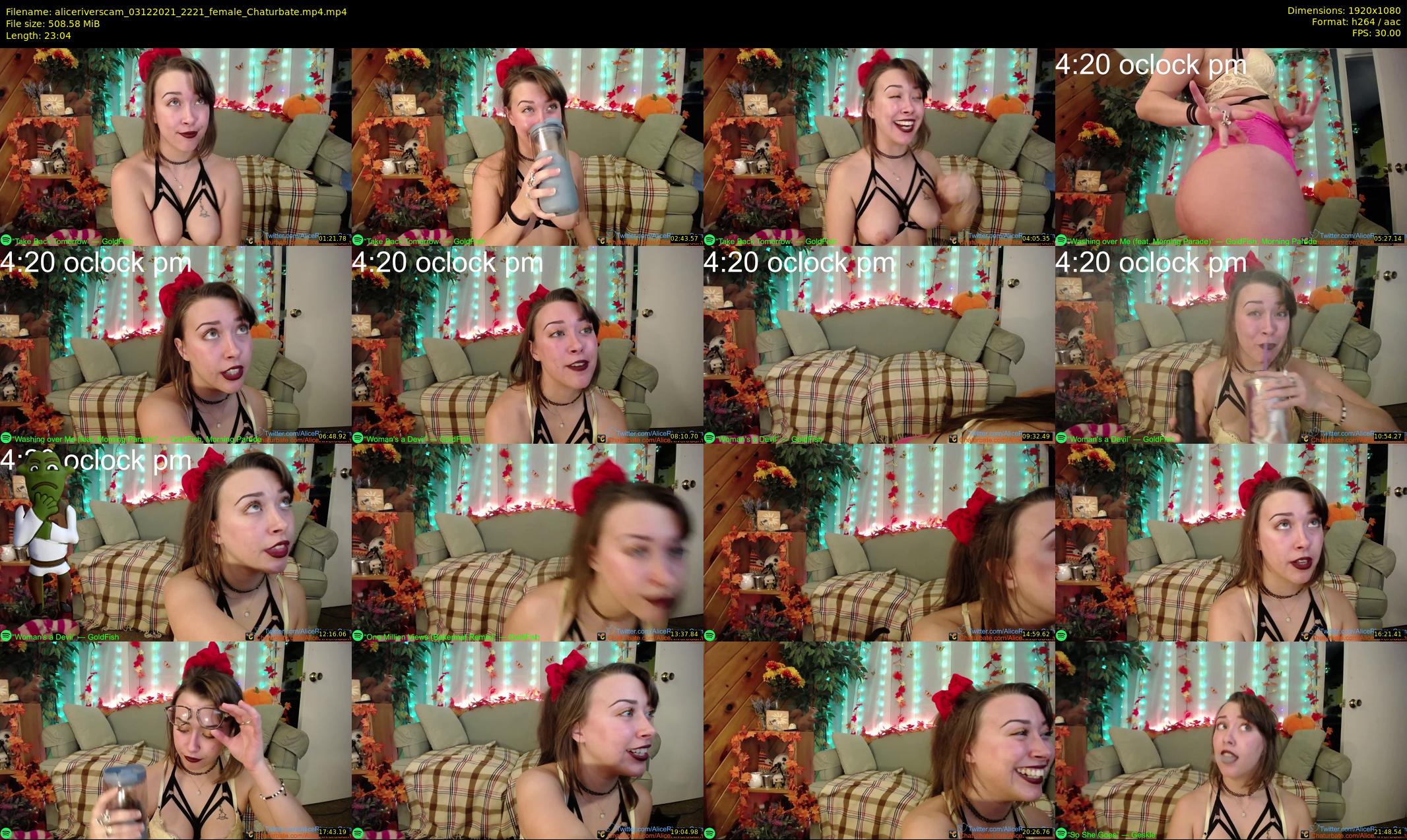 aliceriverscam — 24 minute Chaturbate female cam show recording, 1080p, Dec 3, 2021