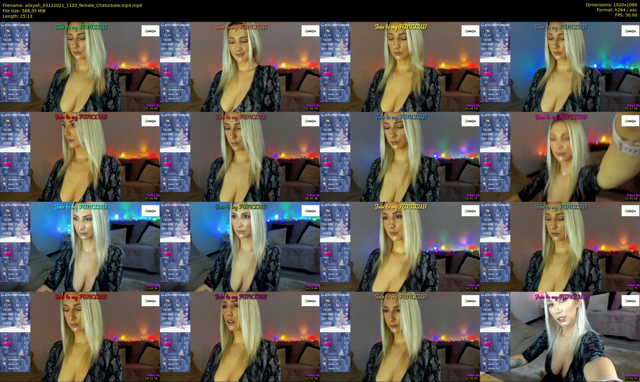 allayah — 26 minute Chaturbate female cam show recording, 1080p, Dec 3, 2021
