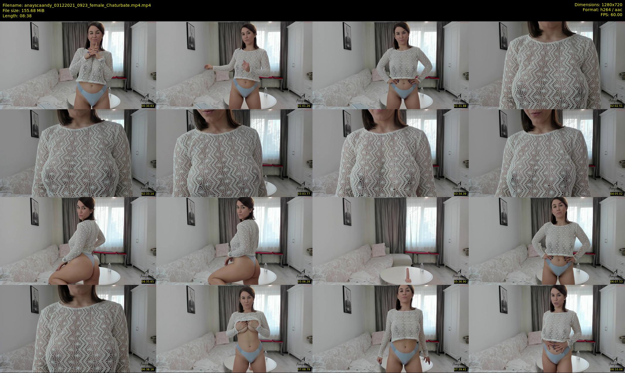 anayscaandy — 9 minute Chaturbate female cam show recording, 720p, Dec 3, 2021