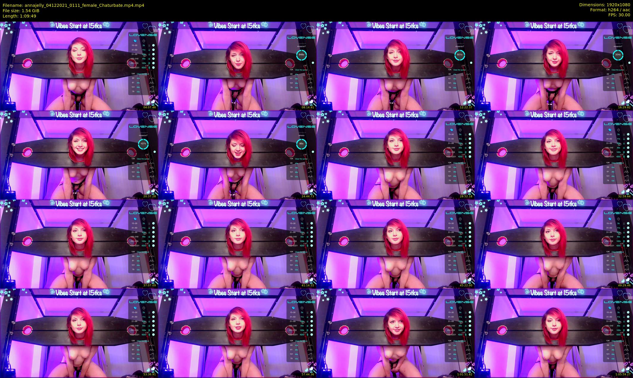annajelly — 70 minute Chaturbate couple cam show recording, 1080p, Dec 4, 2021