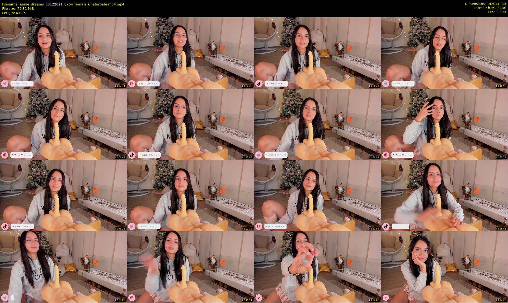 annie_dreams — 4 minute Chaturbate female cam show recording, 1080p, Dec 3, 2021