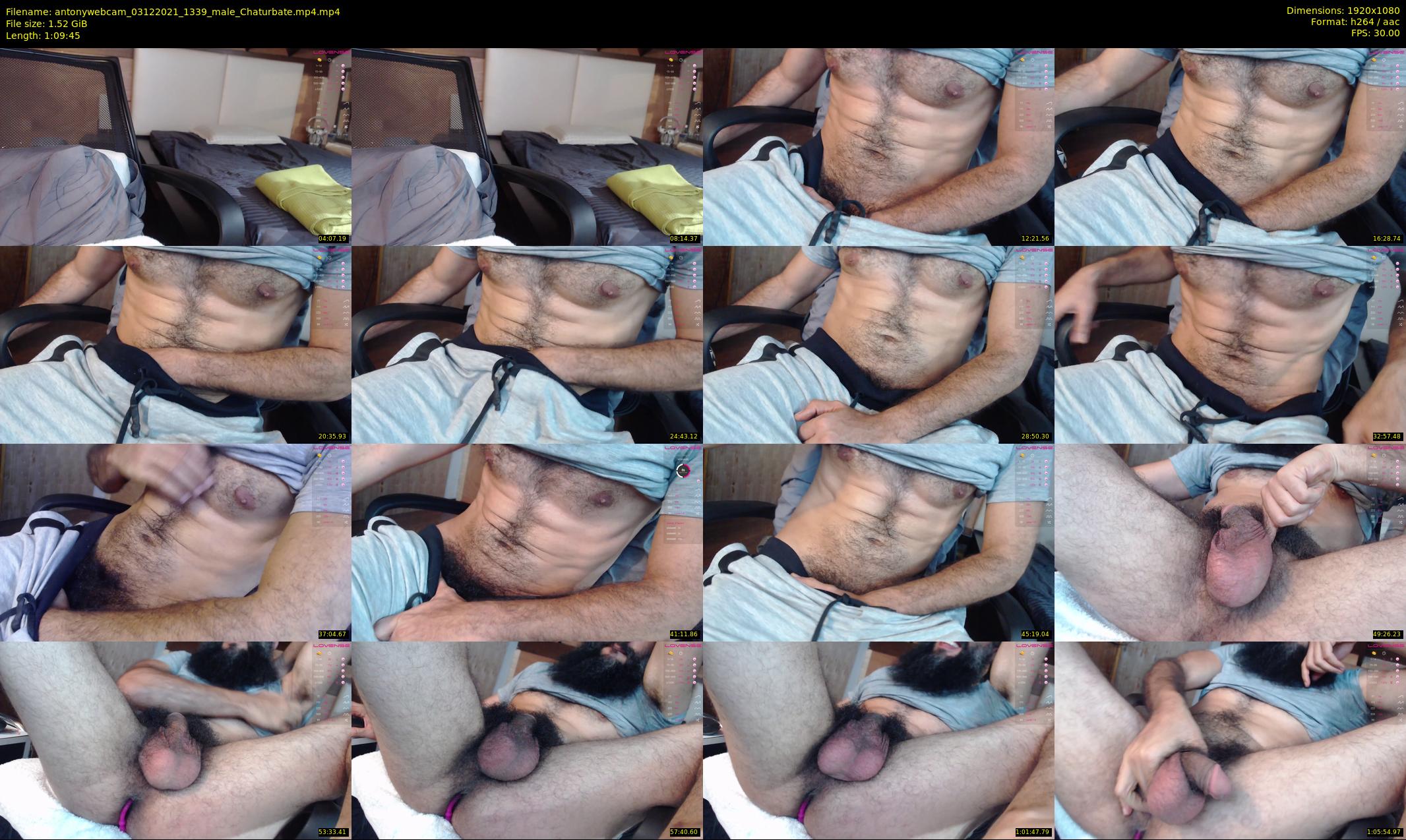 antonywebcam — 70 minute Chaturbate male cam show recording, 1080p, Dec 3, 2021