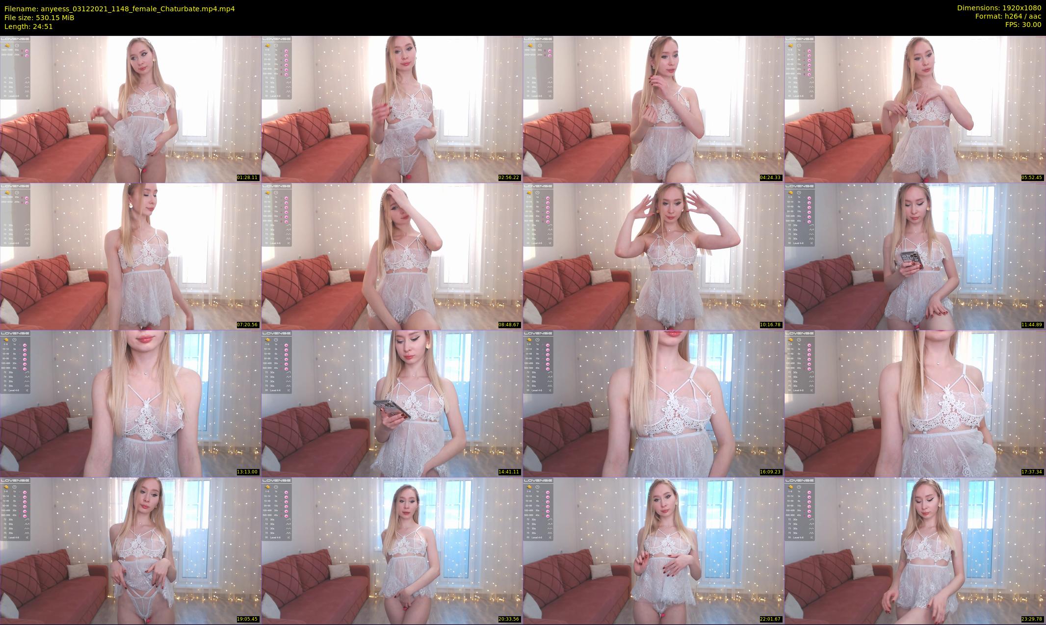 anyeess — 25 minute Chaturbate female cam show recording, 1080p, Dec 3, 2021
