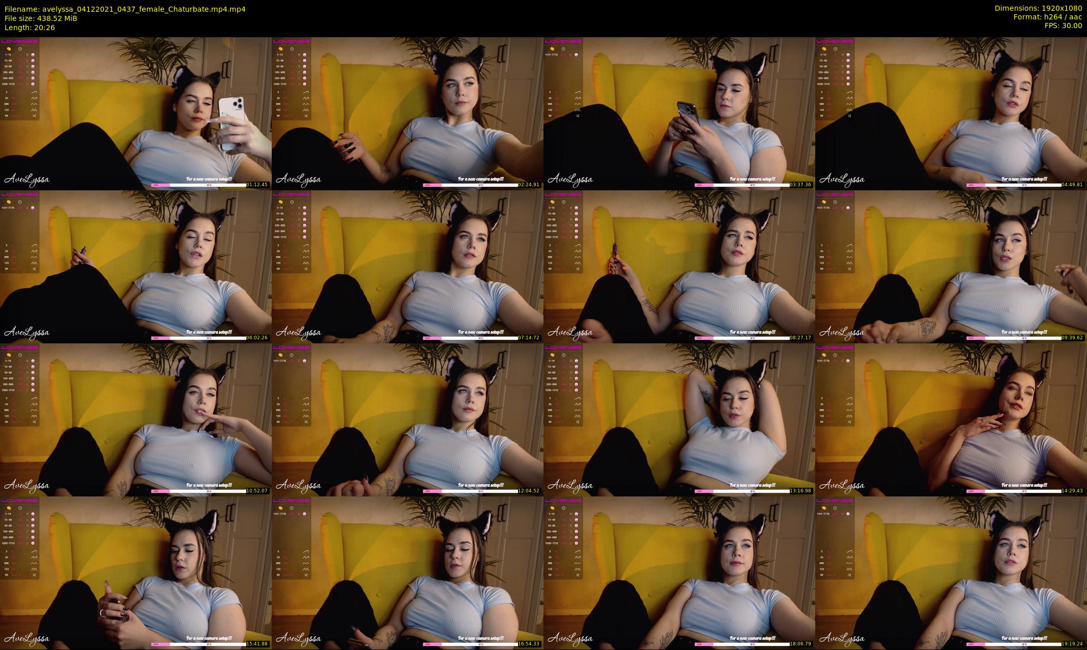 avelyssa — 21 minute Chaturbate female cam show recording, 1080p, Dec 4, 2021