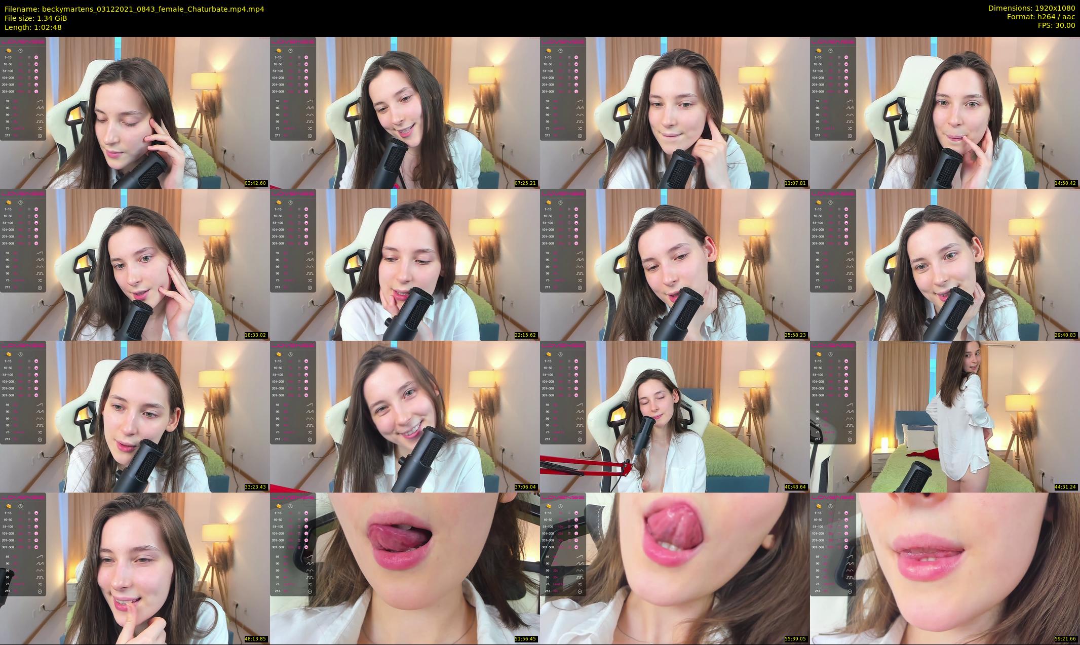 beckymartens — 63 minute Chaturbate female cam show recording, 1080p, Dec 3, 2021