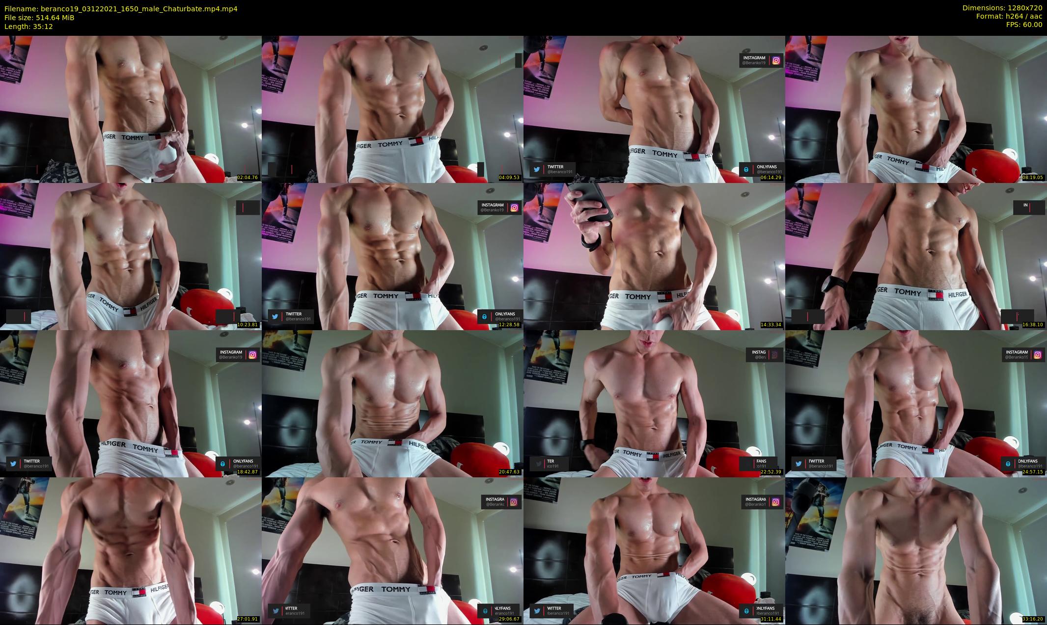 beranco19 — 36 minute Chaturbate male cam show recording, 720p, Dec 3, 2021