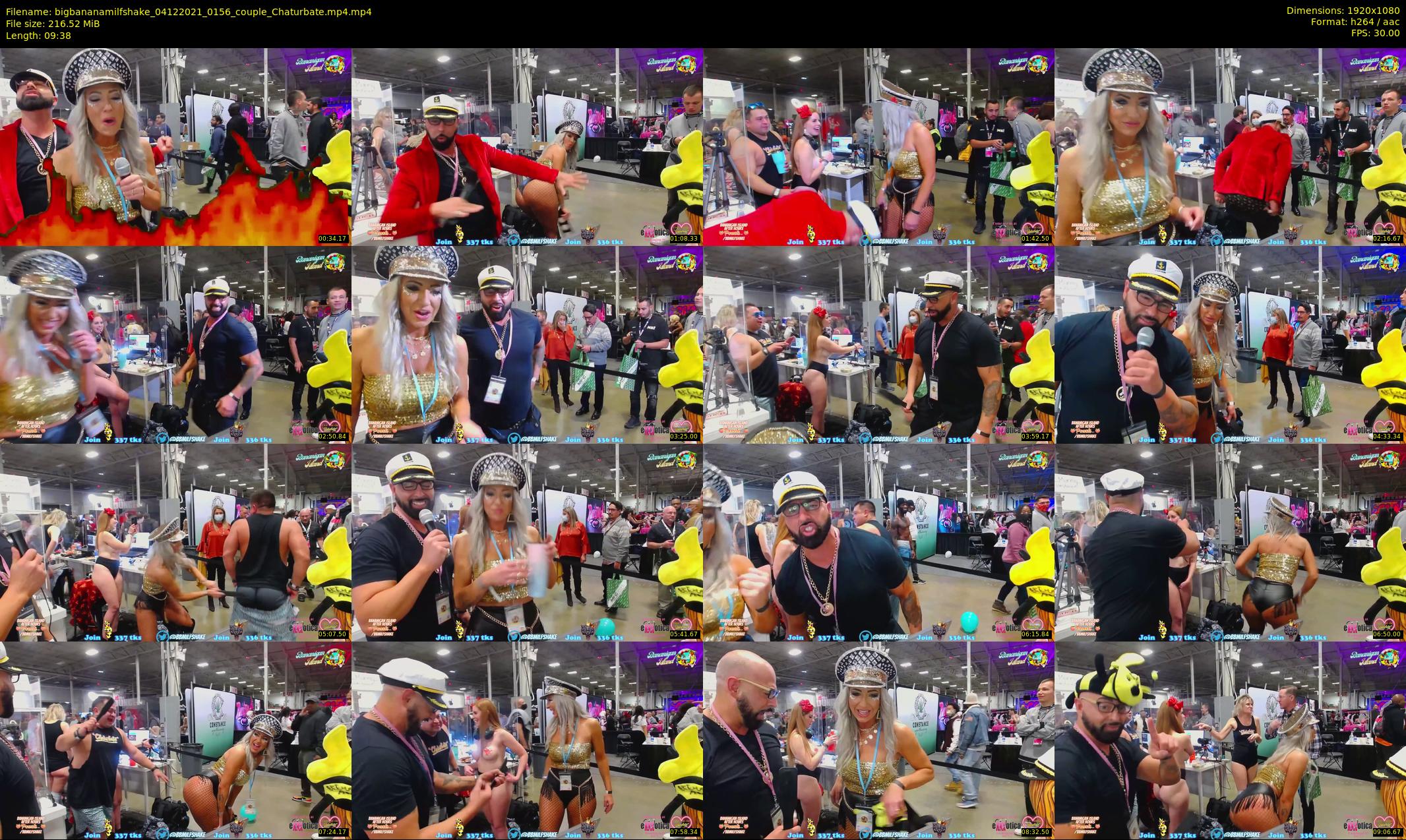 bigbananamilfshake — 10 minute Chaturbate couple cam show recording, 1080p, Dec 4, 2021