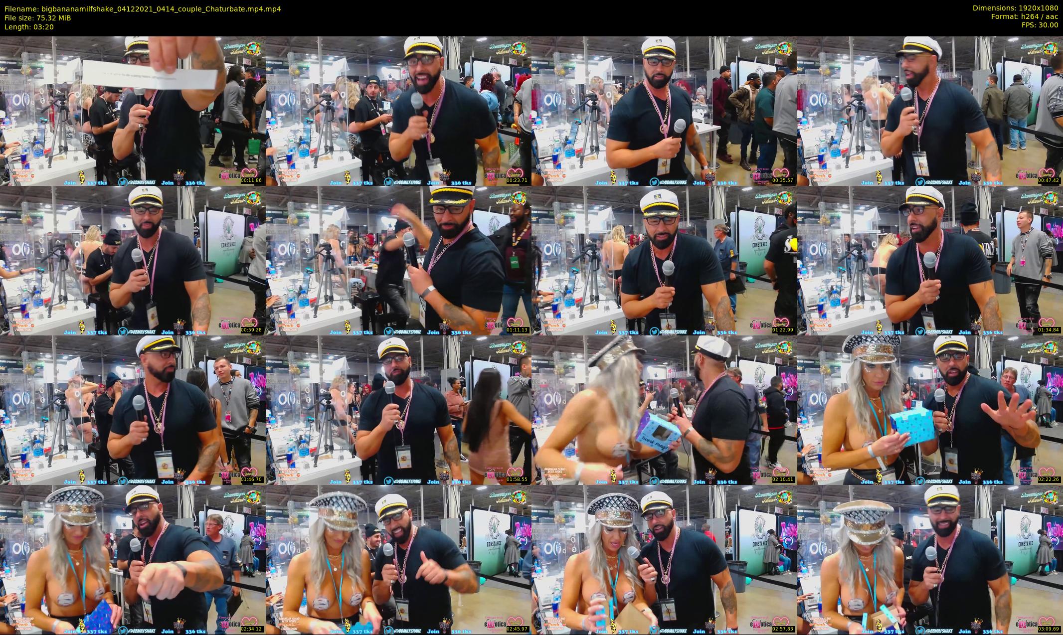 bigbananamilfshake — 4 minute Chaturbate couple cam show recording, 1080p, Dec 4, 2021