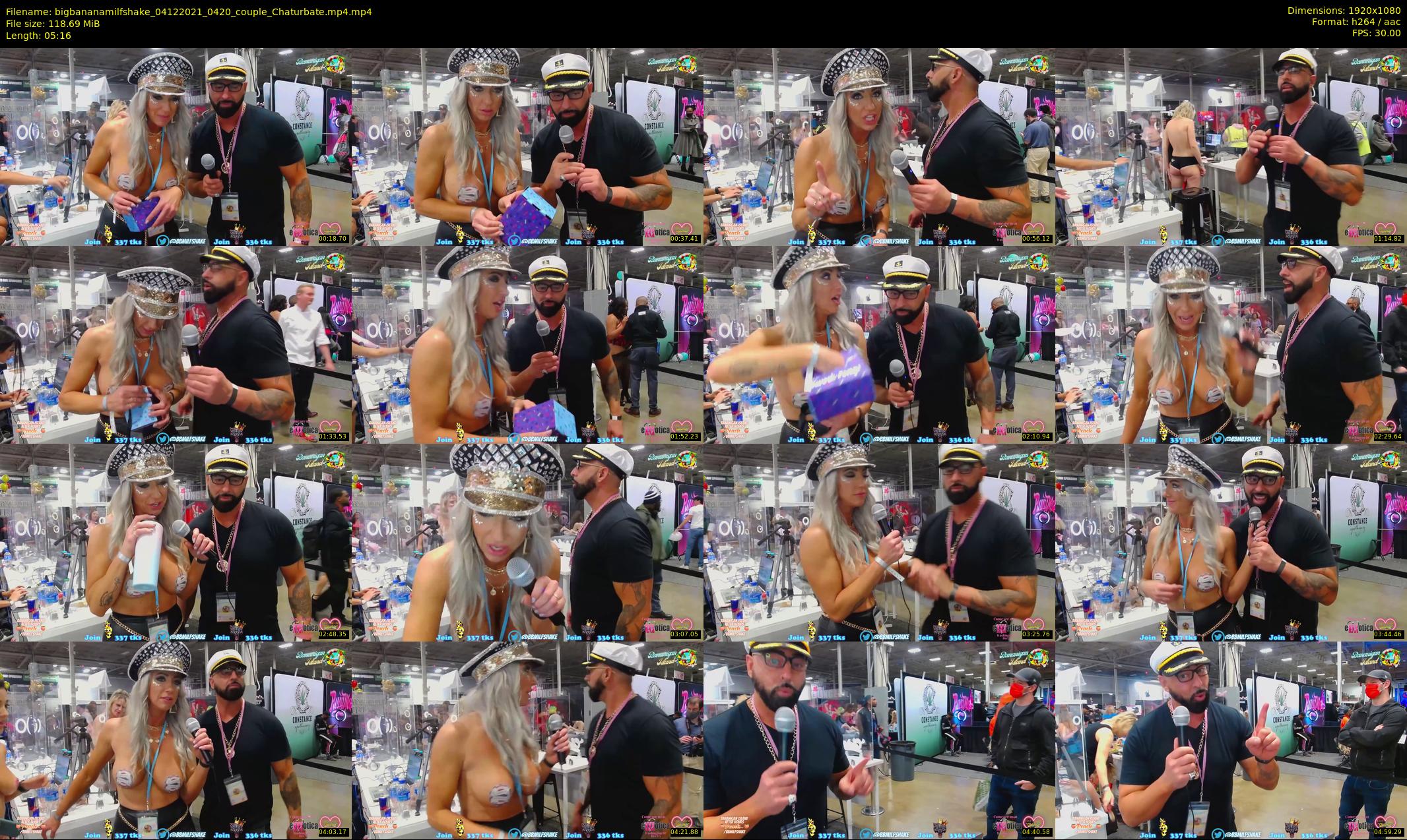 bigbananamilfshake — 6 minute Chaturbate couple cam show recording, 1080p, Dec 4, 2021