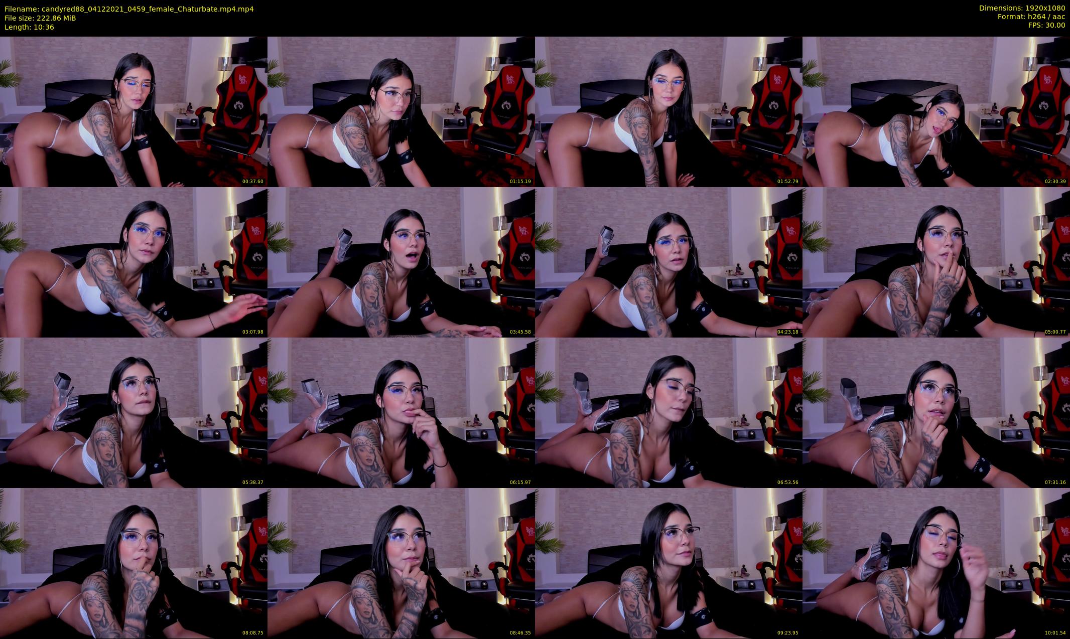 candyred88 — 11 minute Chaturbate female cam show recording, 1080p, Dec 4, 2021