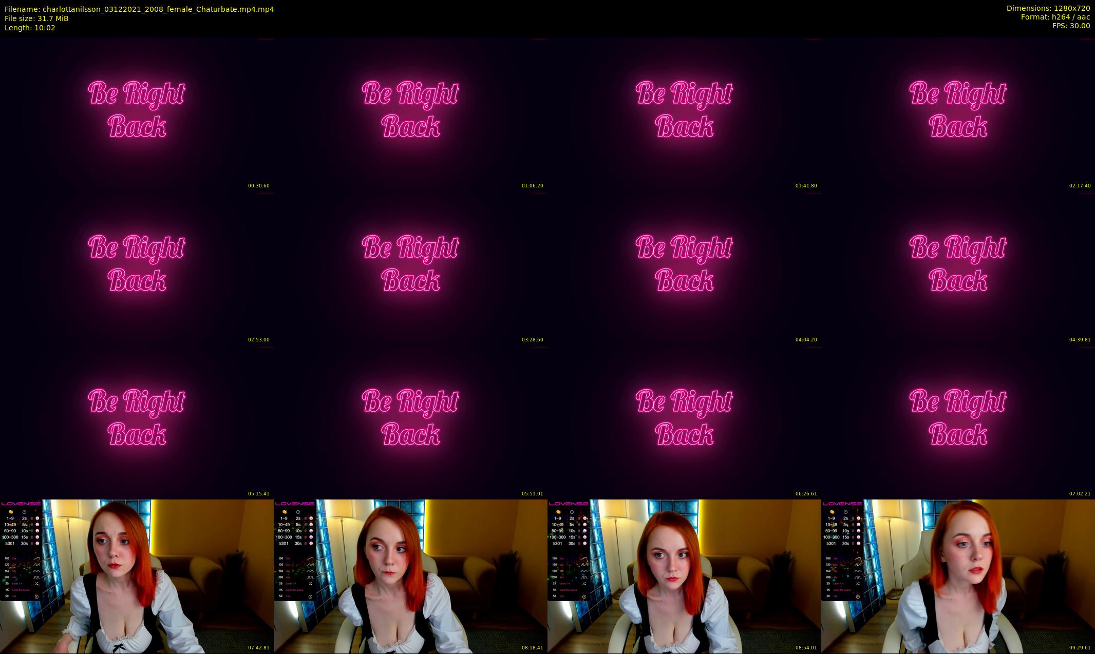 charlottanilsson — 11 minute Chaturbate female cam show recording, 720p, Dec 3, 2021