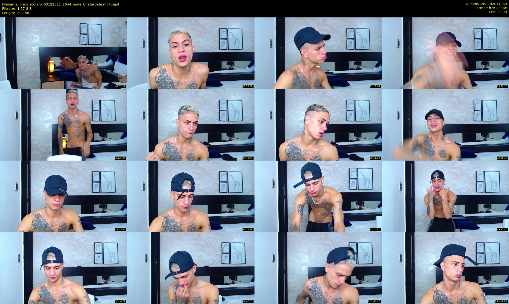 chris_scolaro — 70 minute Chaturbate male cam show recording, 1080p, Dec 3, 2021