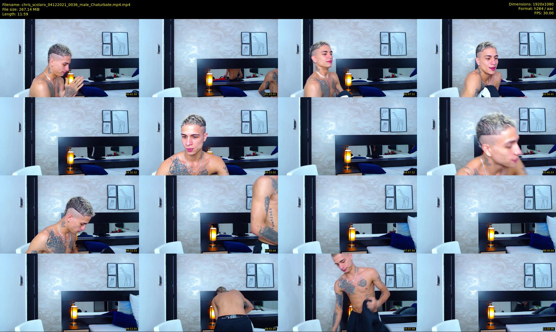 chris_scolaro — 12 minute Chaturbate male cam show recording, 1080p, Dec 4, 2021