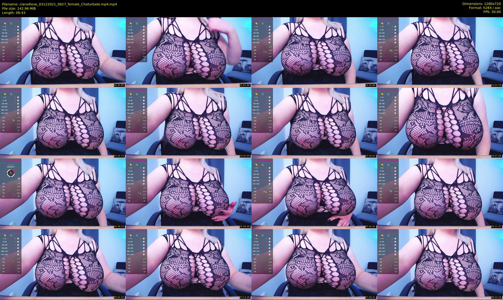 clara4love — 9 minute Chaturbate female cam show recording, 720p, Dec 3, 2021
