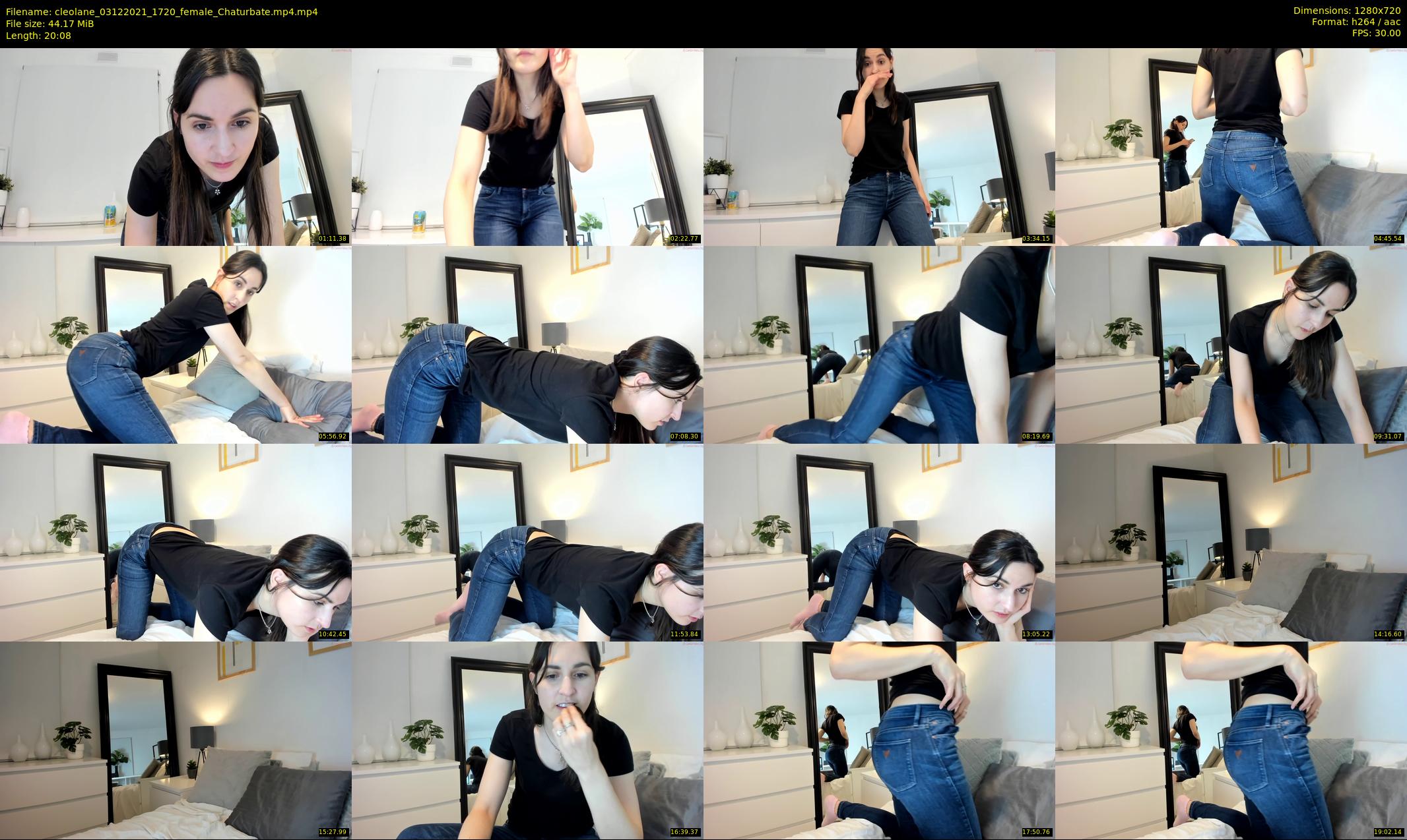 cleolane — 21 minute Chaturbate female cam show recording, 720p, Dec 3, 2021