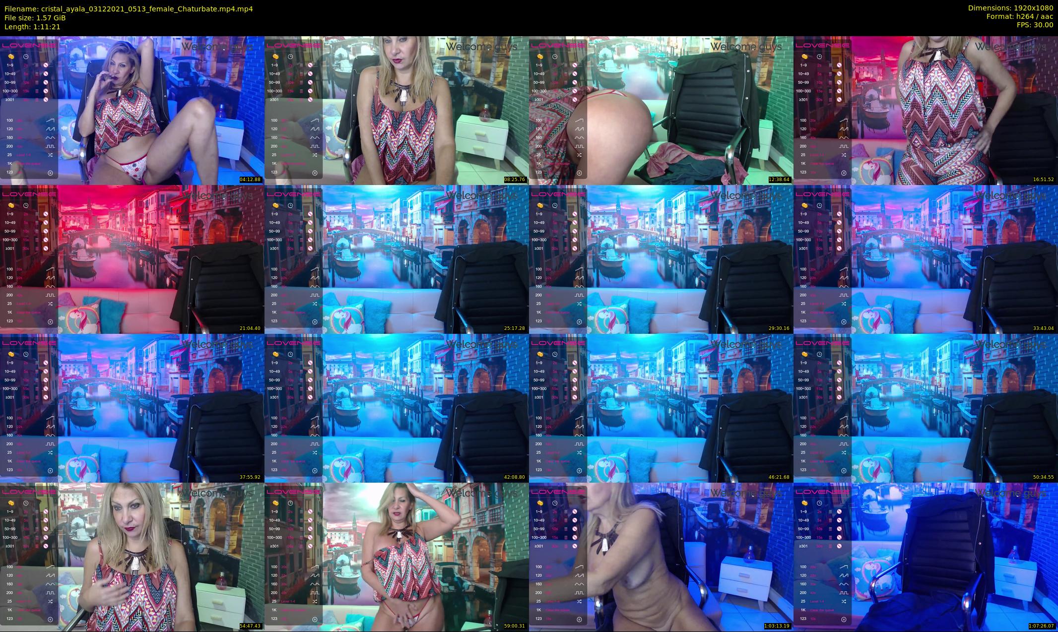 cristal_ayala — 72 minute Chaturbate female cam show recording, 1080p, Dec 3, 2021