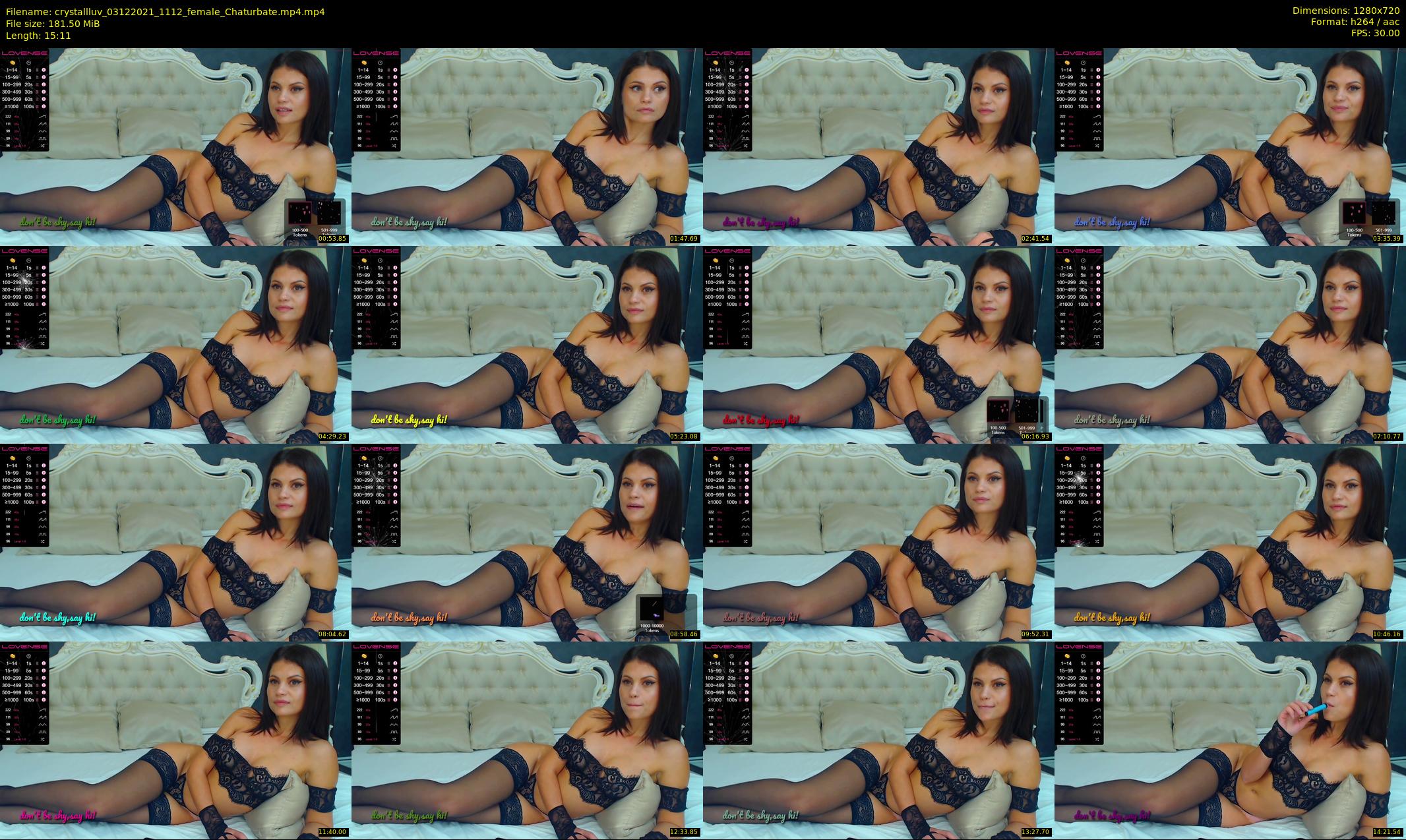 crystallluv — 16 minute Chaturbate female cam show recording, 720p, Dec 3, 2021