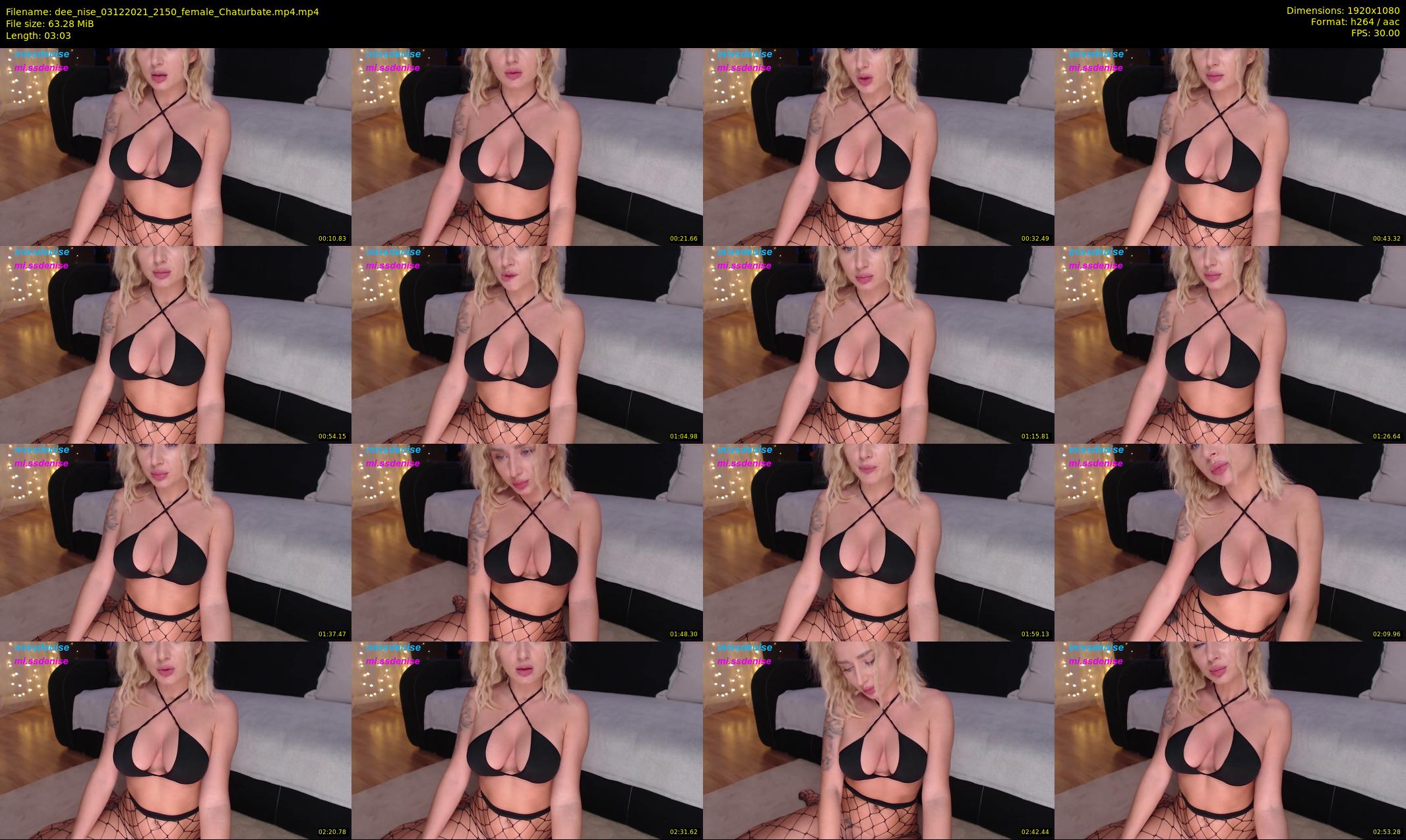 dee_nise — 4 minute Chaturbate female cam show recording, 1080p, Dec 3, 2021
