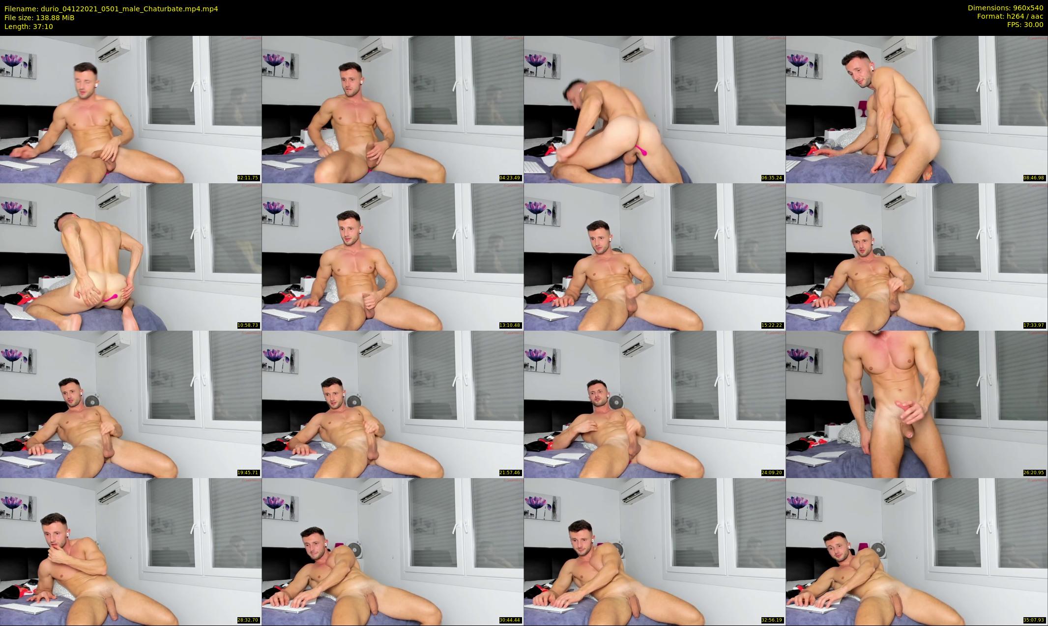 durio — 38 minute Chaturbate male cam show recording, 480p, Dec 4, 2021