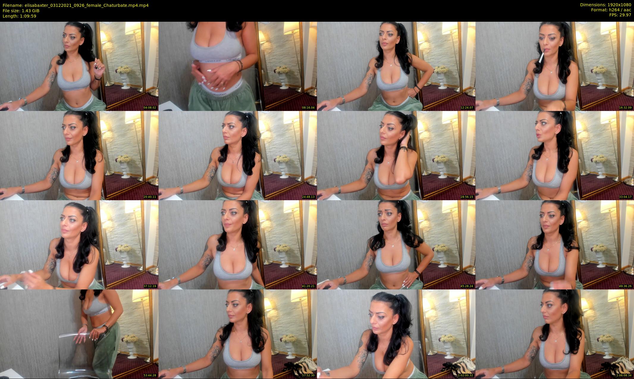 elisabaxter — 70 minute Chaturbate female cam show recording, 1080p, Dec 3, 2021