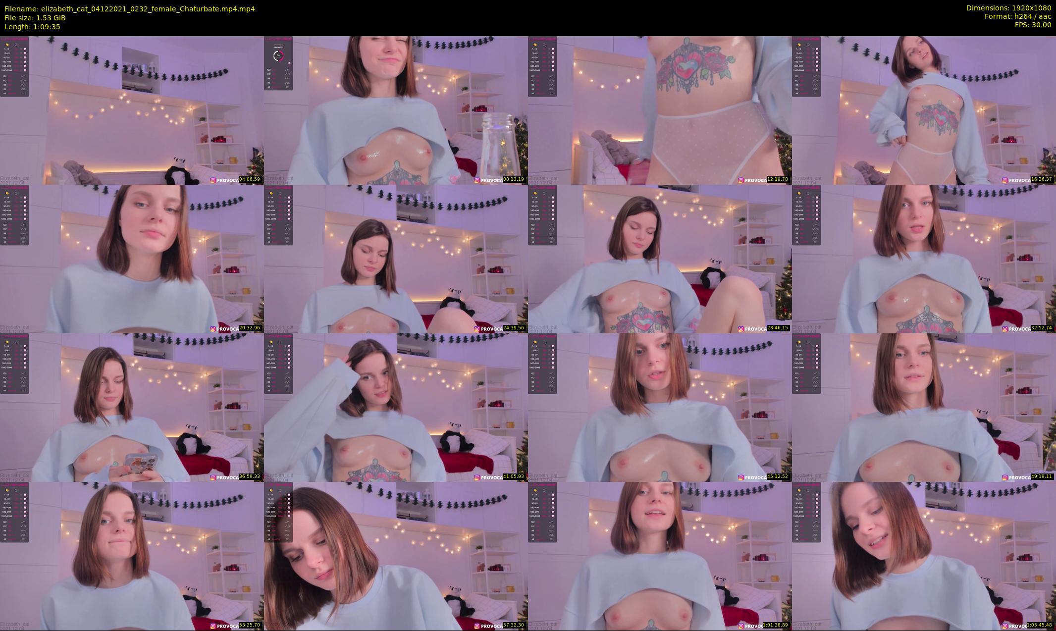 elizabeth_cat — 70 minute Chaturbate female cam show recording, 1080p, Dec 4, 2021