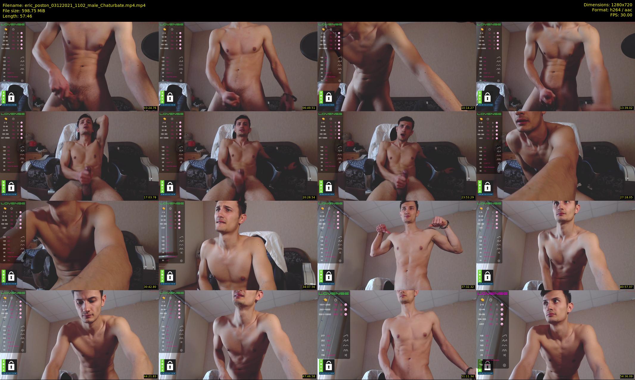 eric_poston — 58 minute Chaturbate male cam show recording, 720p, Dec 3, 2021