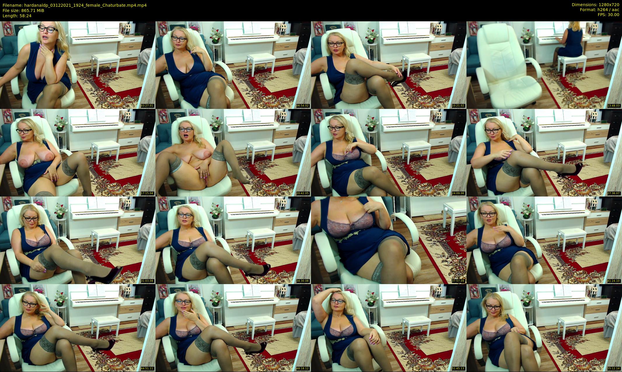 hardanaldp — 59 minute Chaturbate female cam show recording, 720p, Dec 3, 2021
