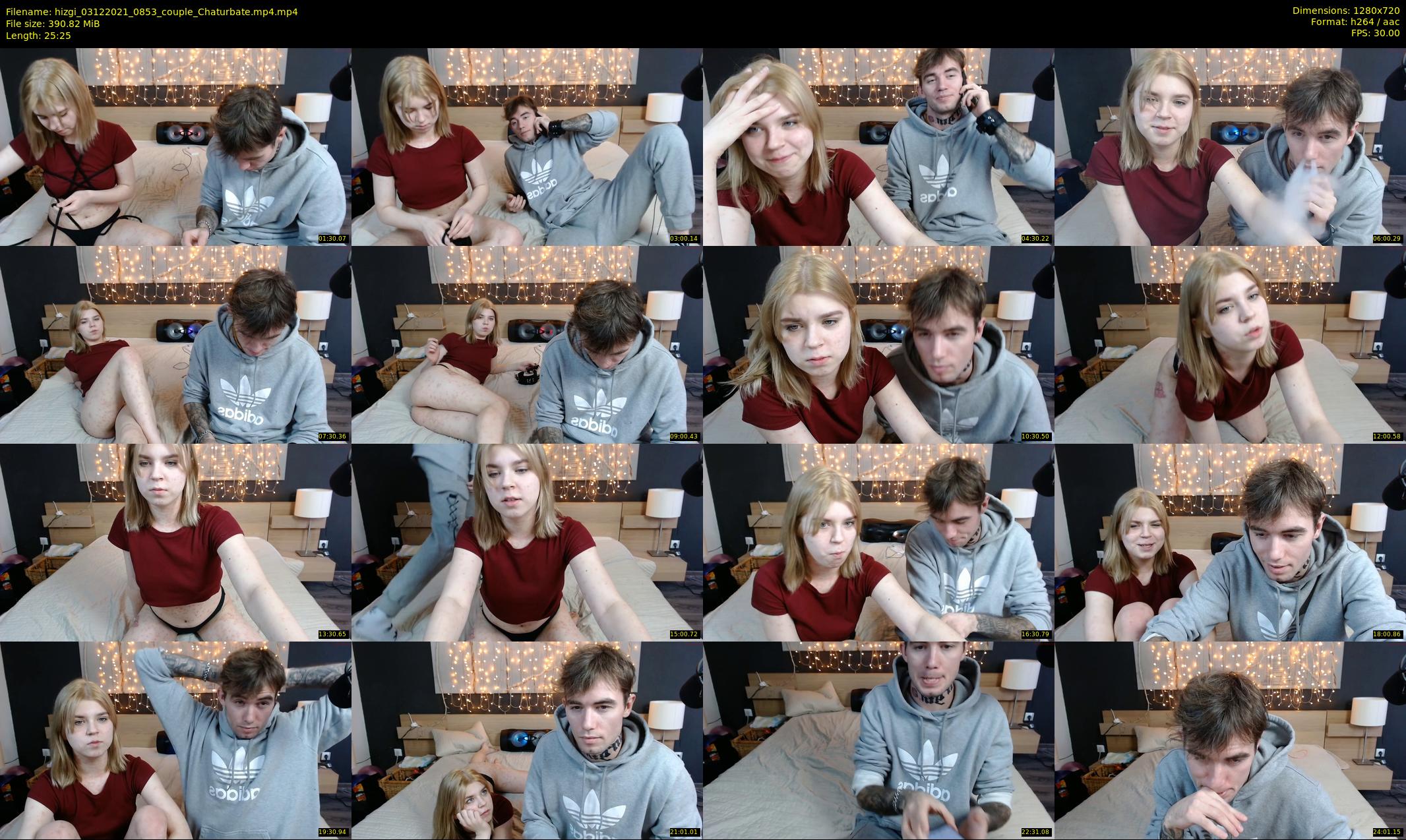 hizgi — 26 minute Chaturbate couple cam show recording, 720p, Dec 3, 2021
