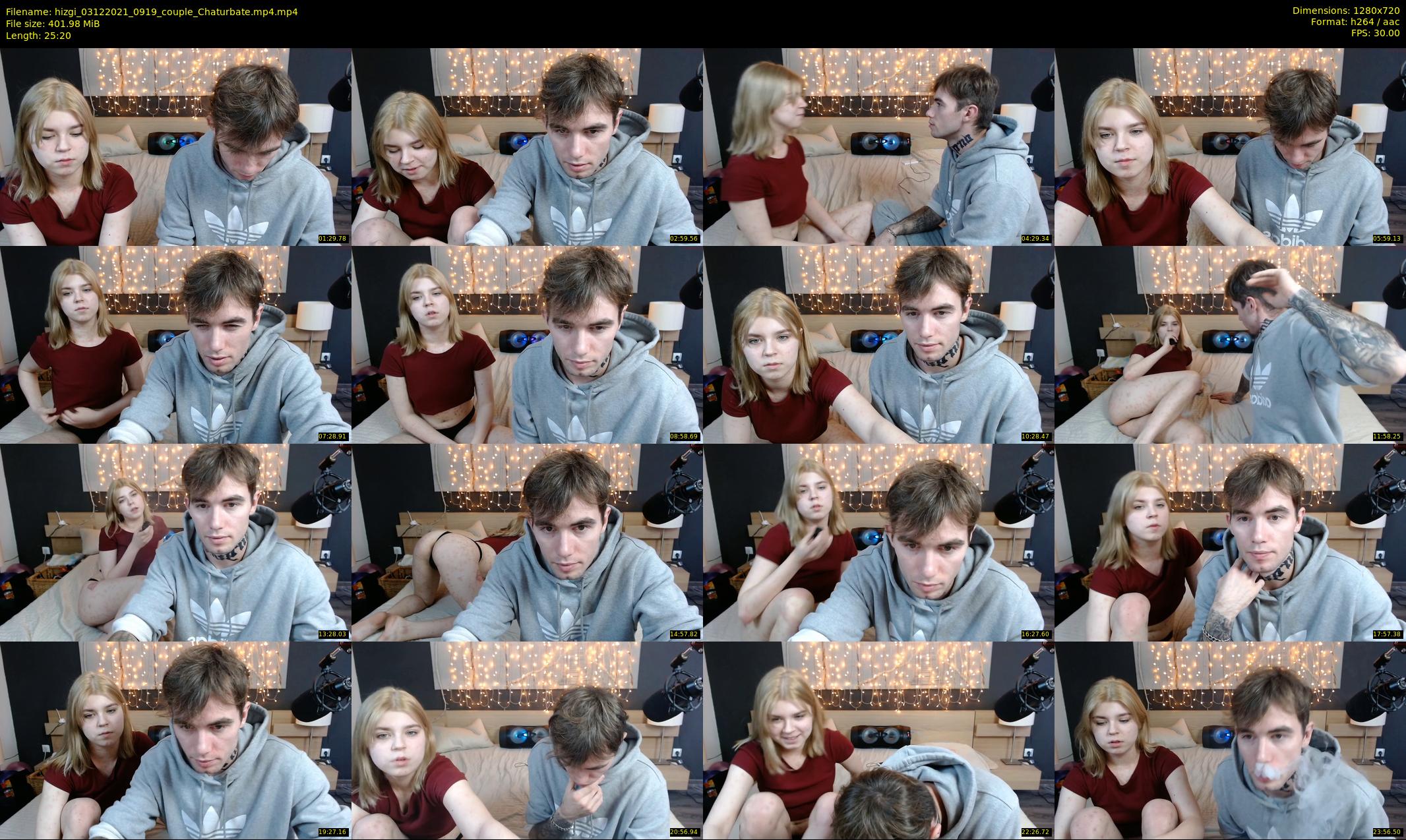 hizgi — 26 minute Chaturbate couple cam show recording, 720p, Dec 3, 2021