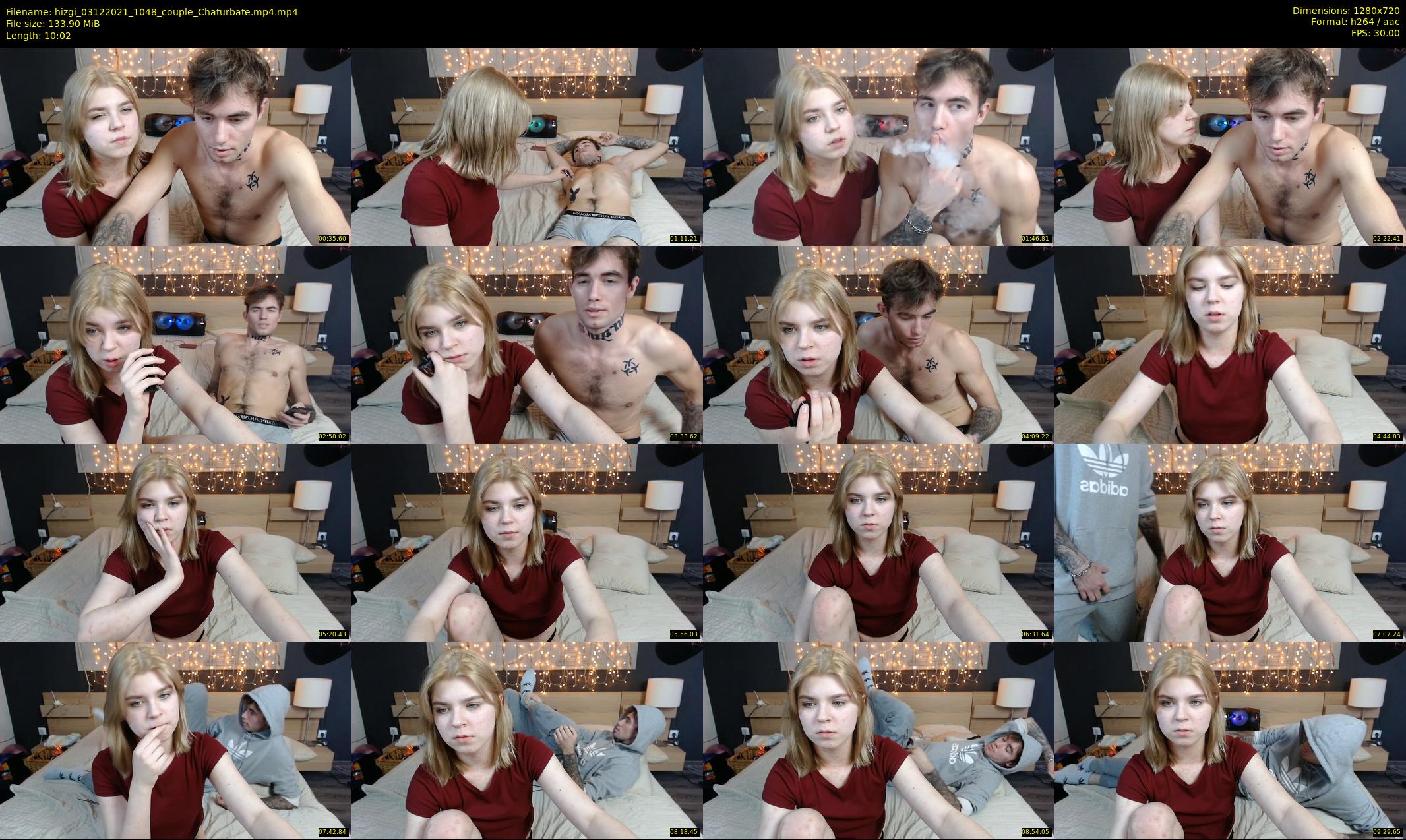 hizgi — 11 minute Chaturbate couple cam show recording, 720p, Dec 3, 2021