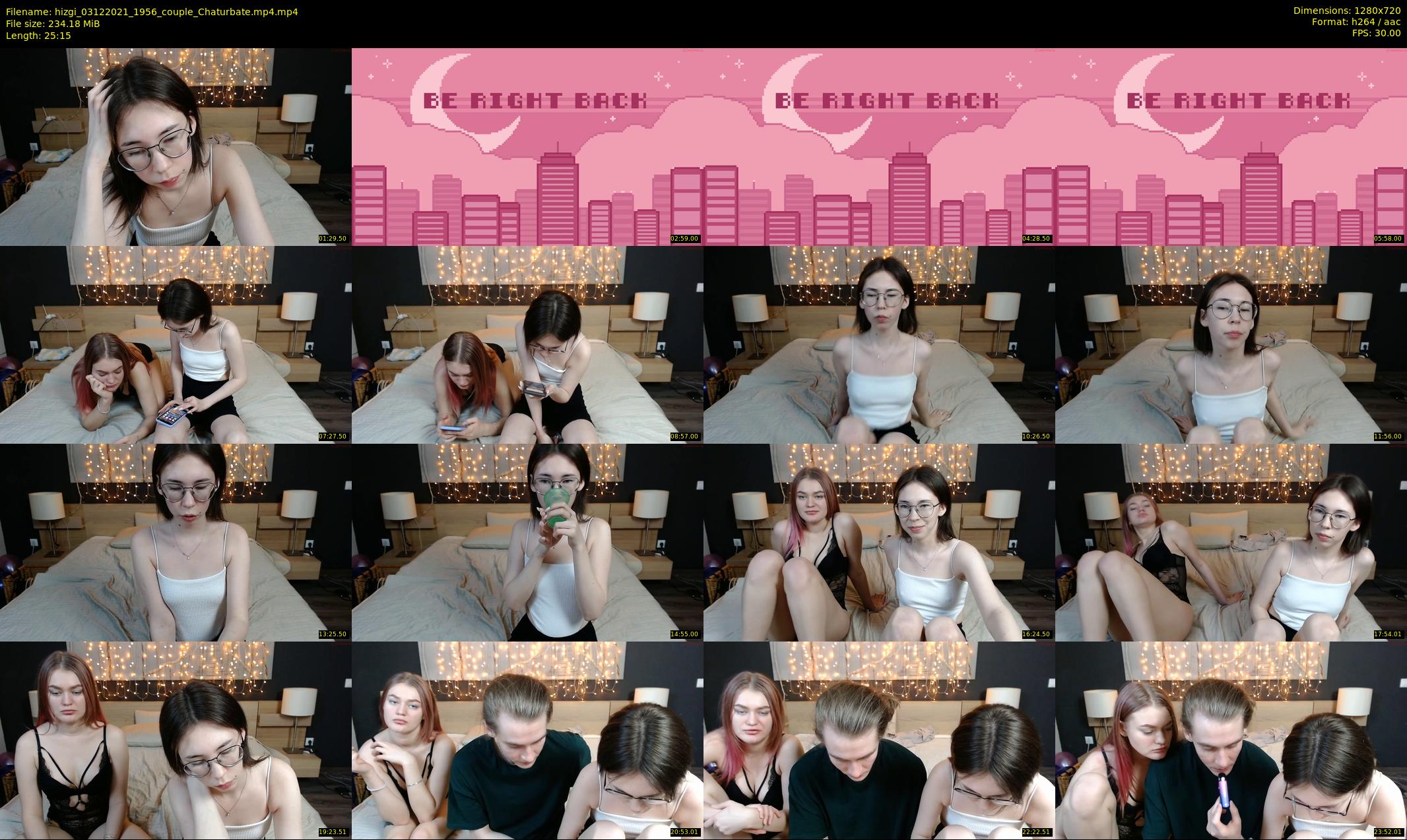 hizgi — 26 minute Chaturbate couple cam show recording, 720p, Dec 3, 2021