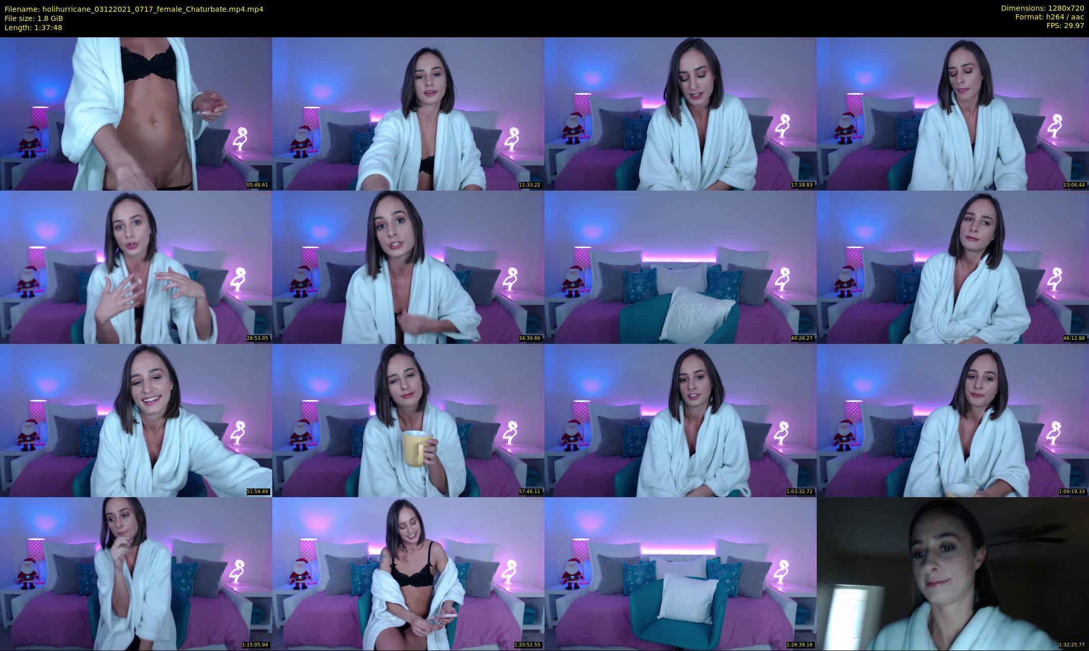holihurricane — 98 minute Chaturbate female cam show recording, 720p, Dec 3, 2021