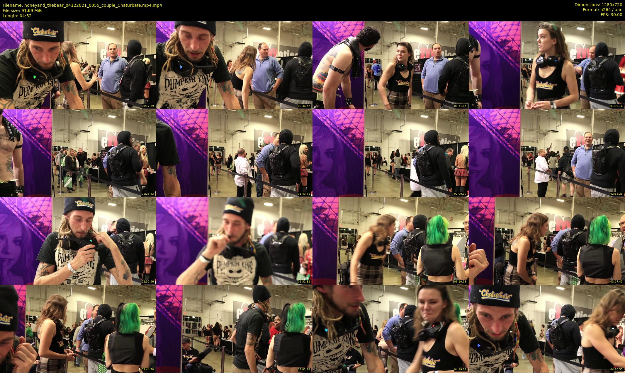 honeyand_thebear — 5 minute Chaturbate couple cam show recording, 720p, Dec 4, 2021
