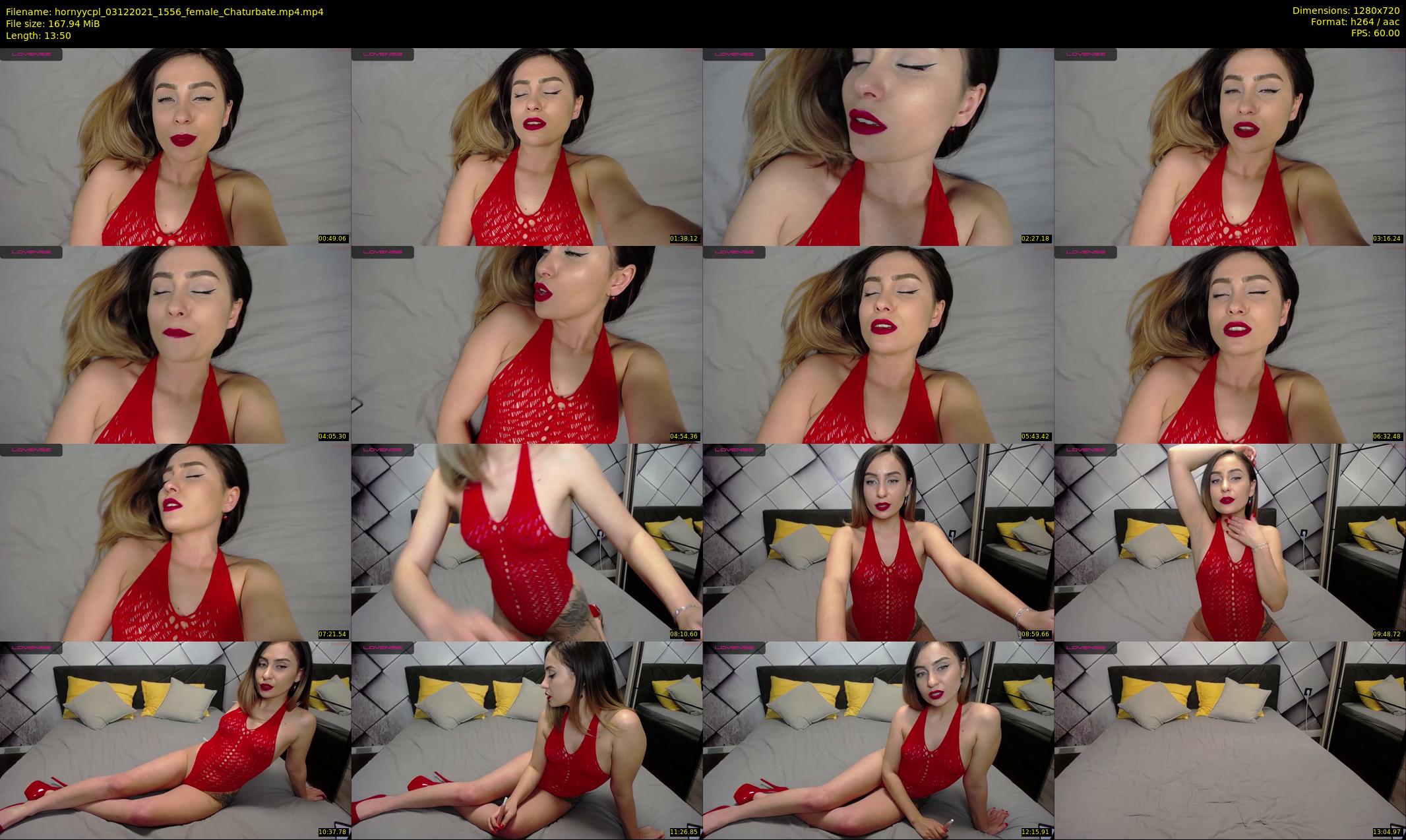 hornyycpl — 14 minute Chaturbate couple cam show recording, 720p, Dec 3, 2021
