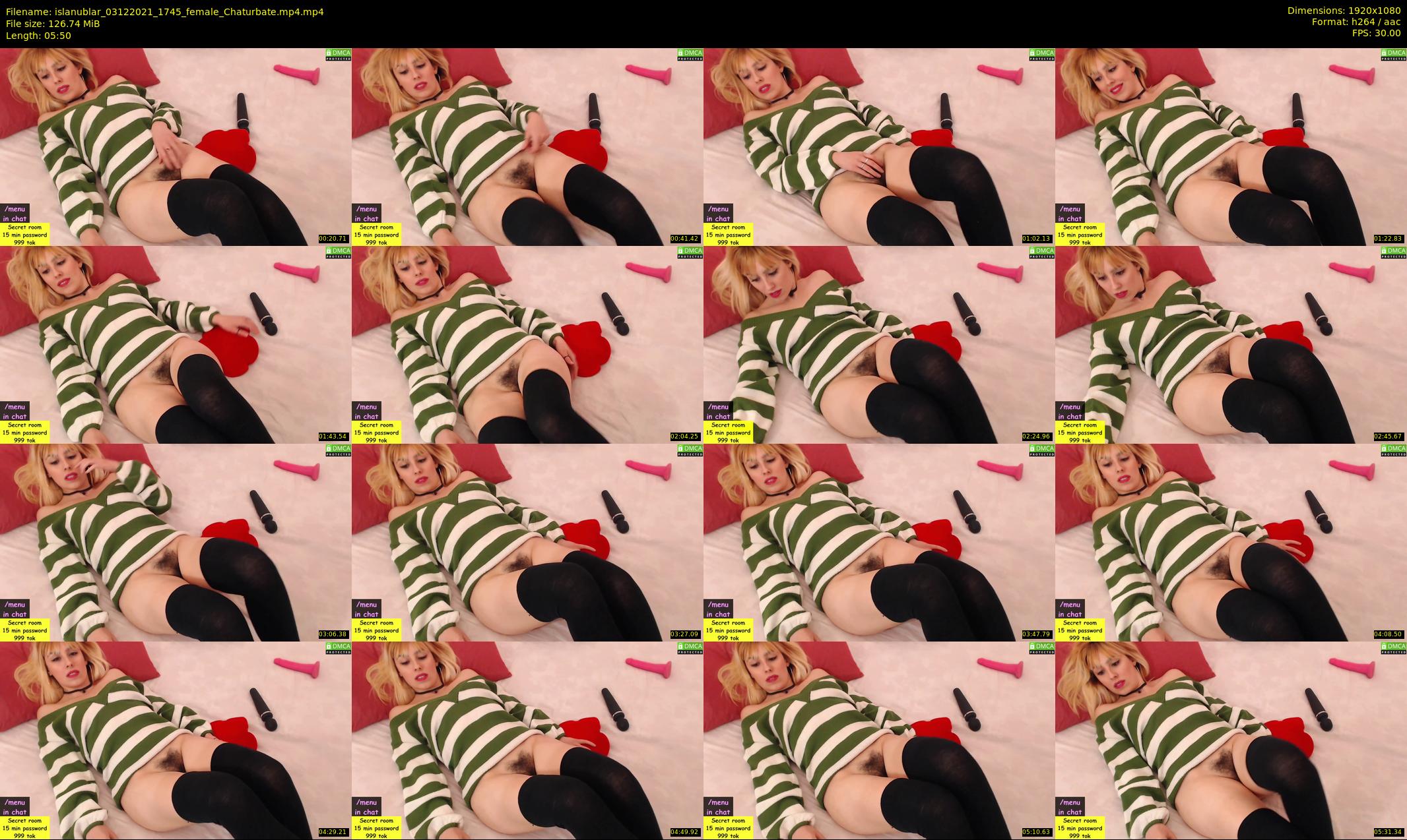 islanublar — 6 minute Chaturbate female cam show recording, 1080p, Dec 3, 2021