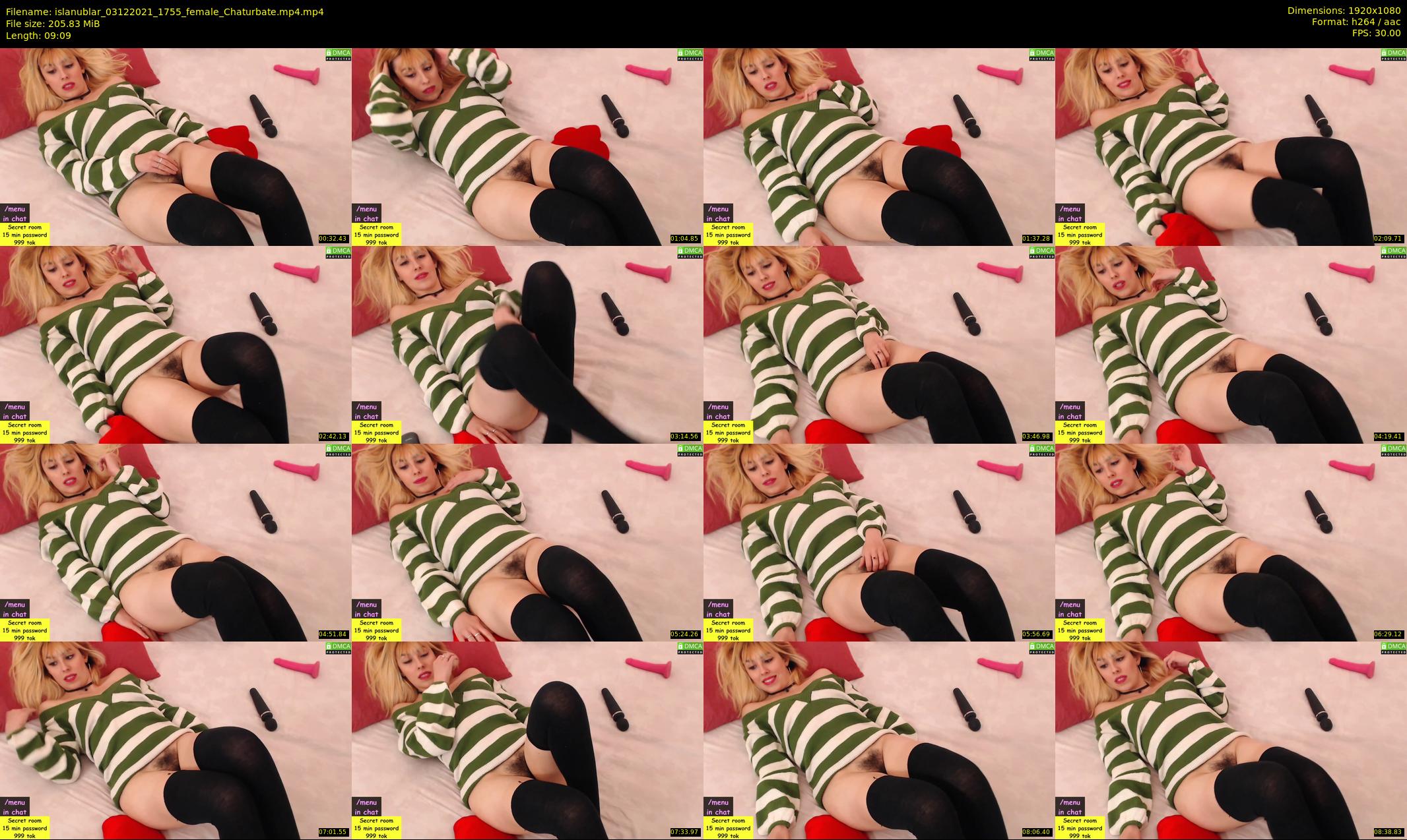 islanublar — 10 minute Chaturbate female cam show recording, 1080p, Dec 3, 2021