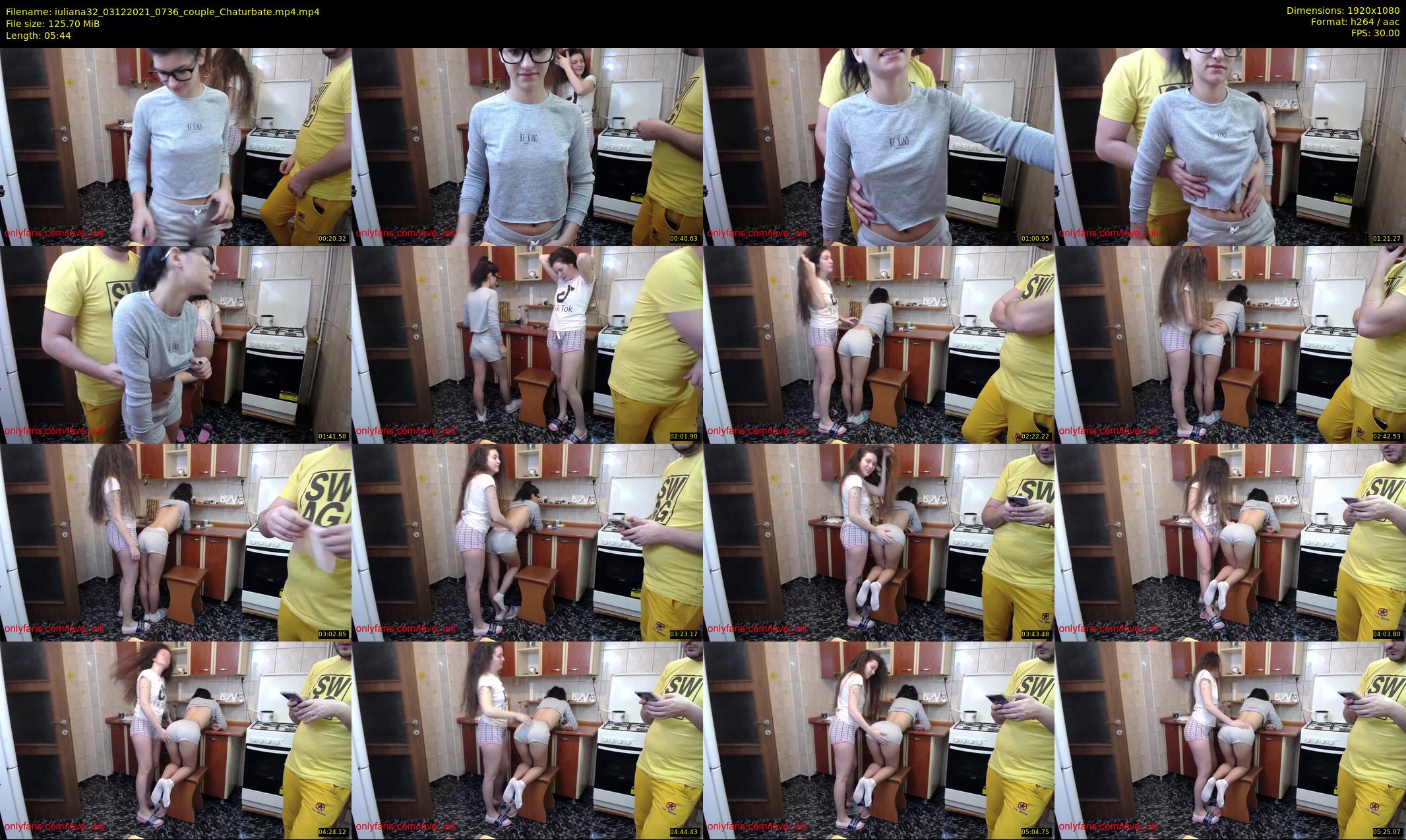 iuliana32 — 6 minute Chaturbate couple cam show recording, 1080p, Dec 3, 2021